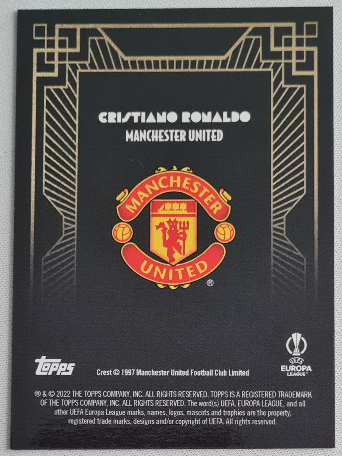 Cristiano Ronaldo - 2022 Topps DECO Champions League - Manchester United