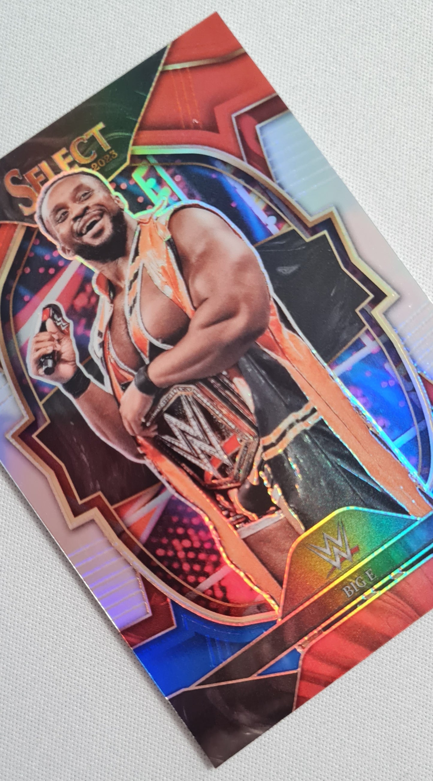 Big E - 2023 Panini Select WWE #2 Concourse Red/Blue