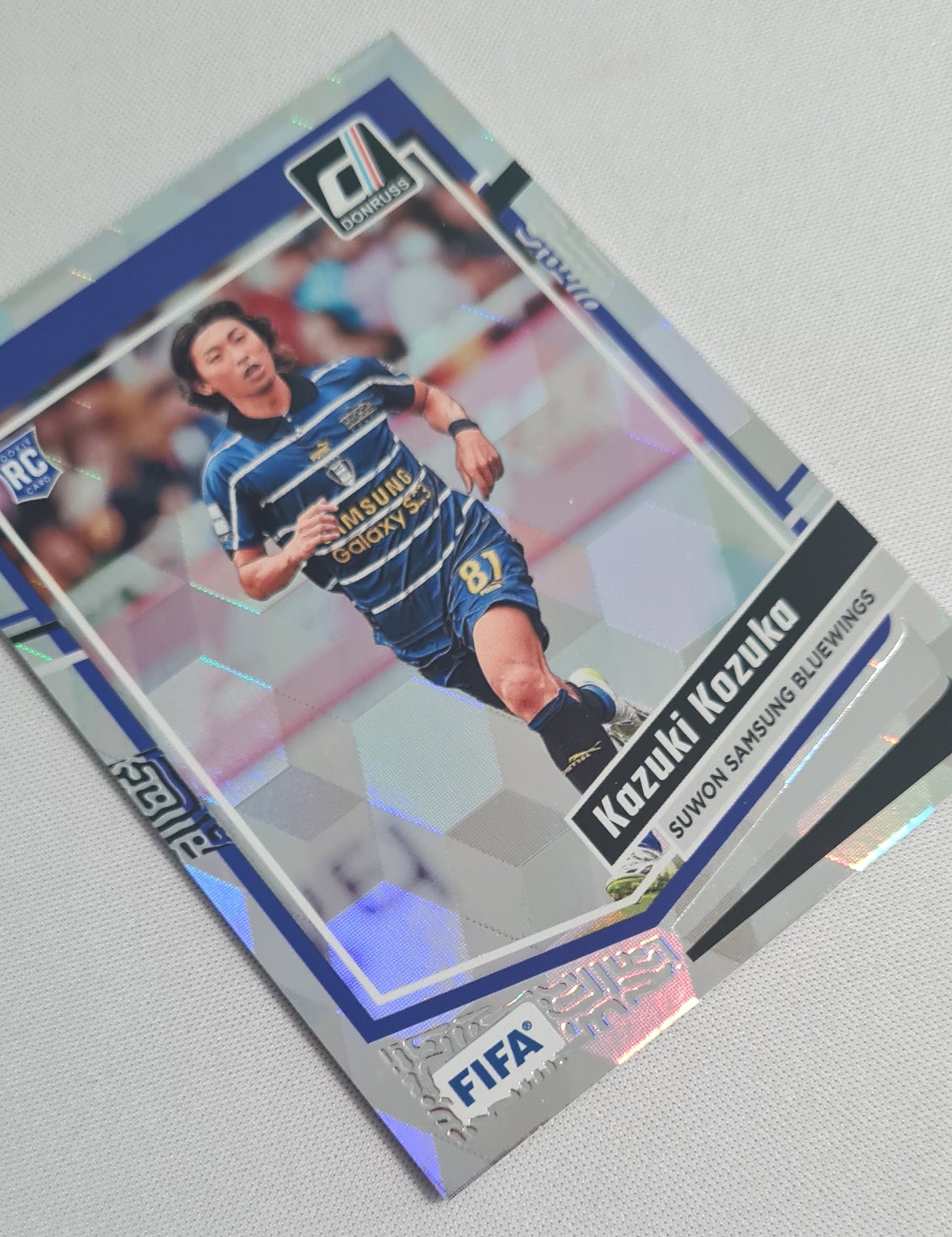 Kazuki Kozuka - 2023/24 Panini Donruss Soccer #174 Suwon Samsunng Bluewings (RC) Silver Cube