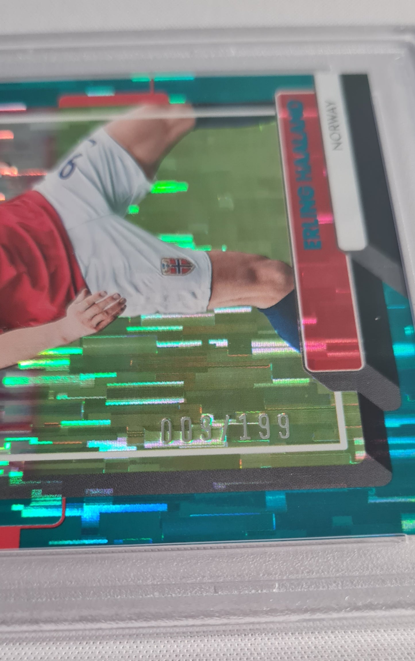 Erling Haaland - 2022 Panini Donruss FIFA #84 TEAL PSA 10 Team Norway /199