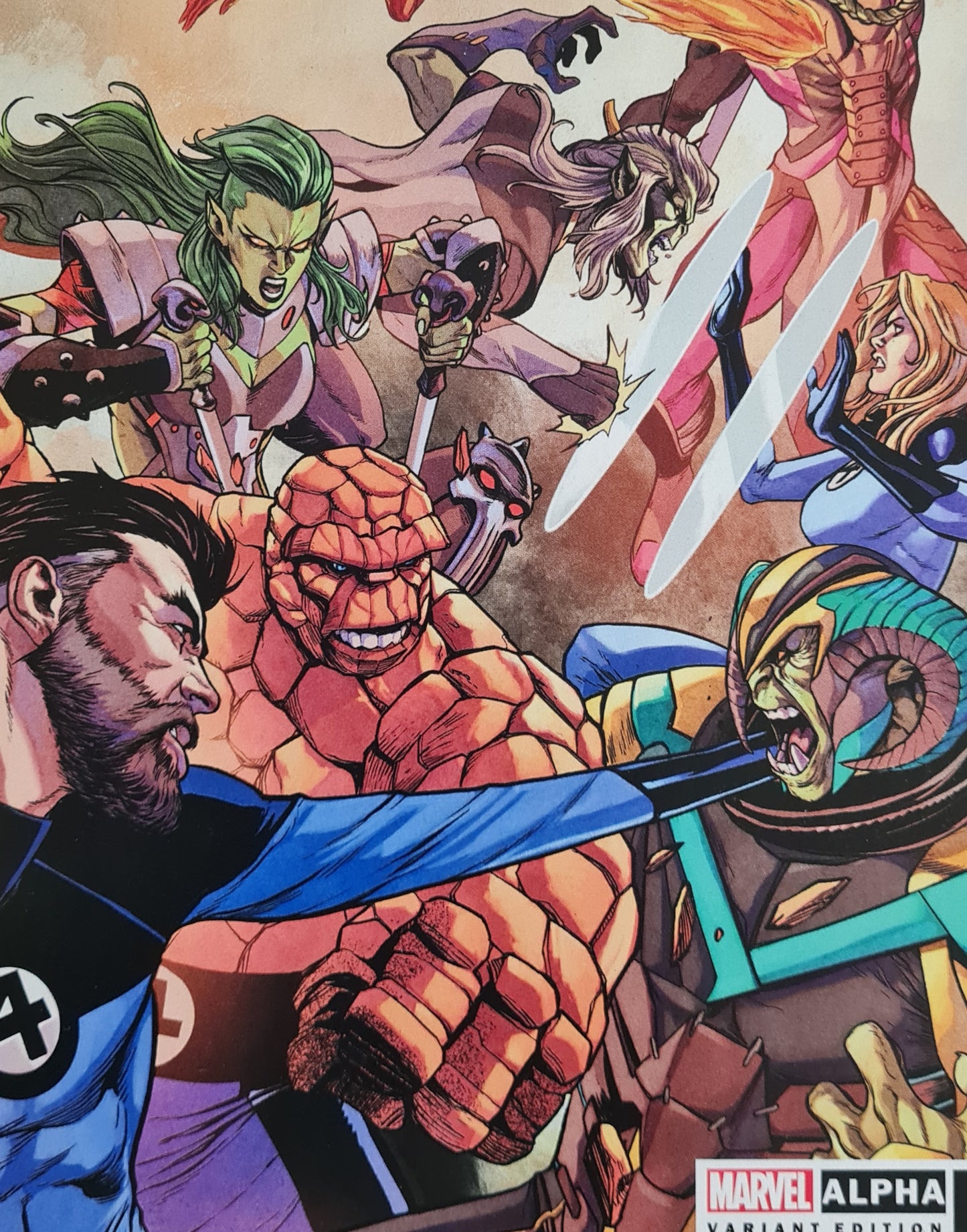 Fantastic Four - The Reckoning War 2022- Alpha #1 Variant A-Cover