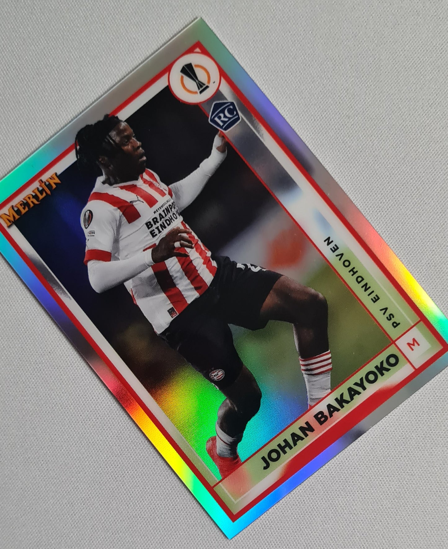 Johan Bakayoko - 2023 Topps Merlin #108 (RC) PSV Eindhoven Europa League