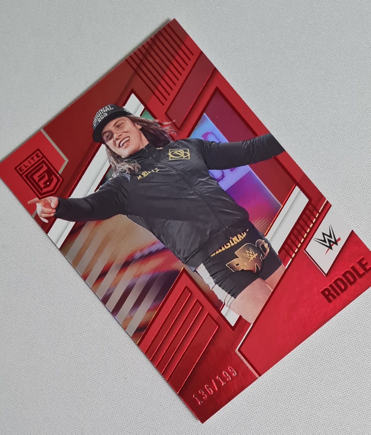 Riddle - 2022 Panini Chronicles Elite WWE - RAW Wrestling #258 Red /199
