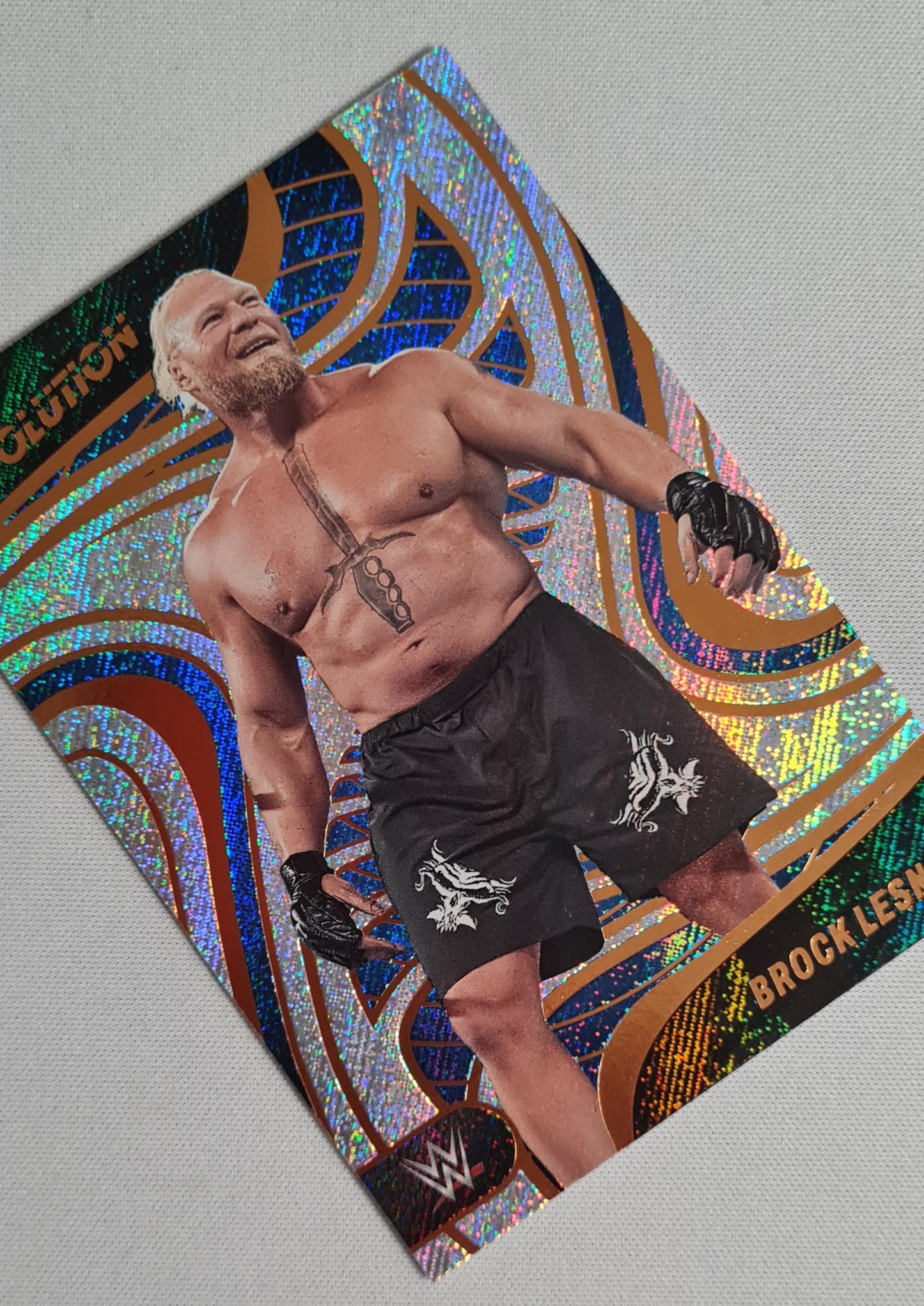 Brock Lesnar - 2023 Panini Revolution WWE Wrestling #89 Smack Down Bronze
