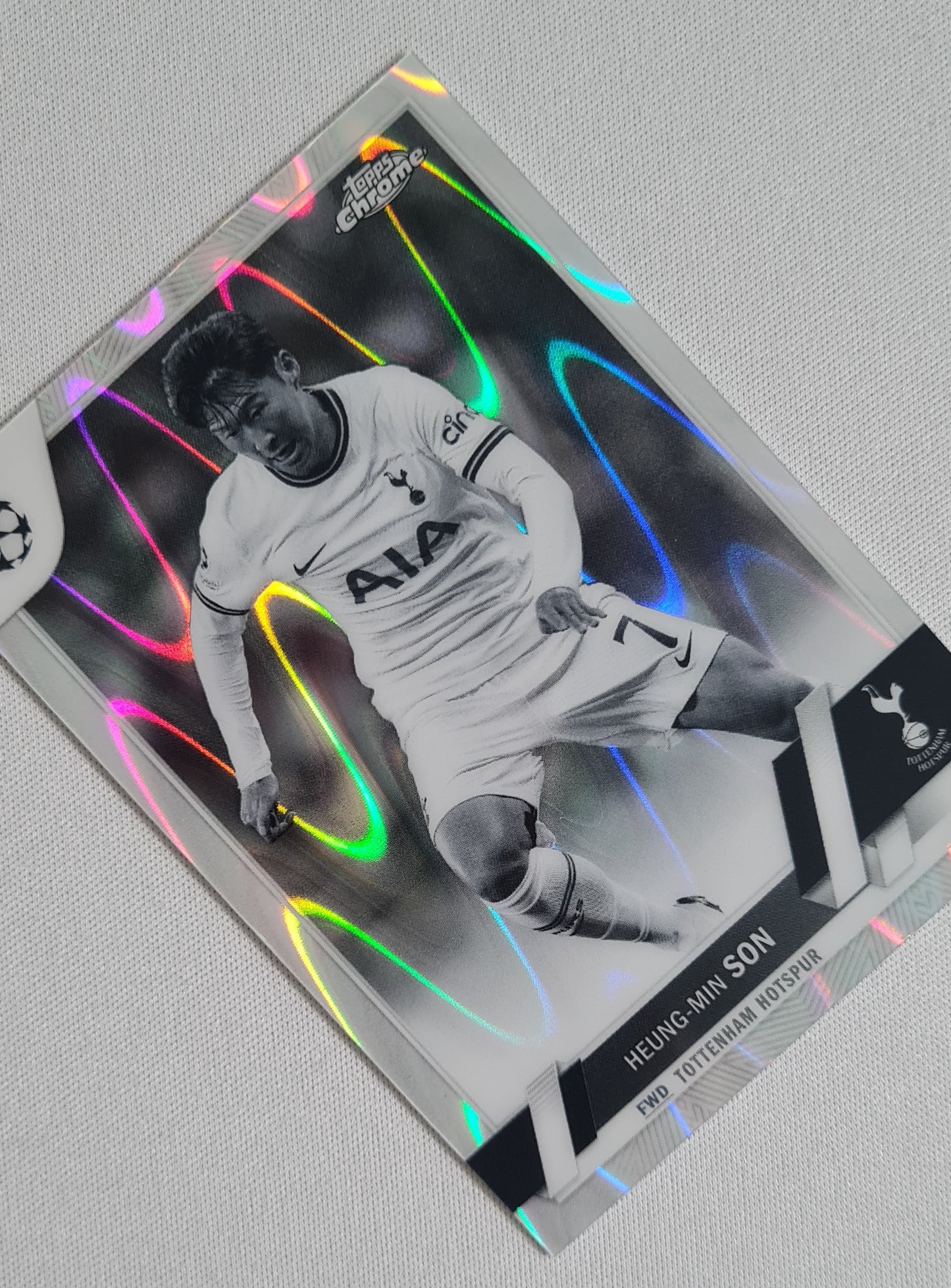 Heung-Min Son - 2023 Topps Chrome #5 Tottenham Hotspur (CL) Ray Wave