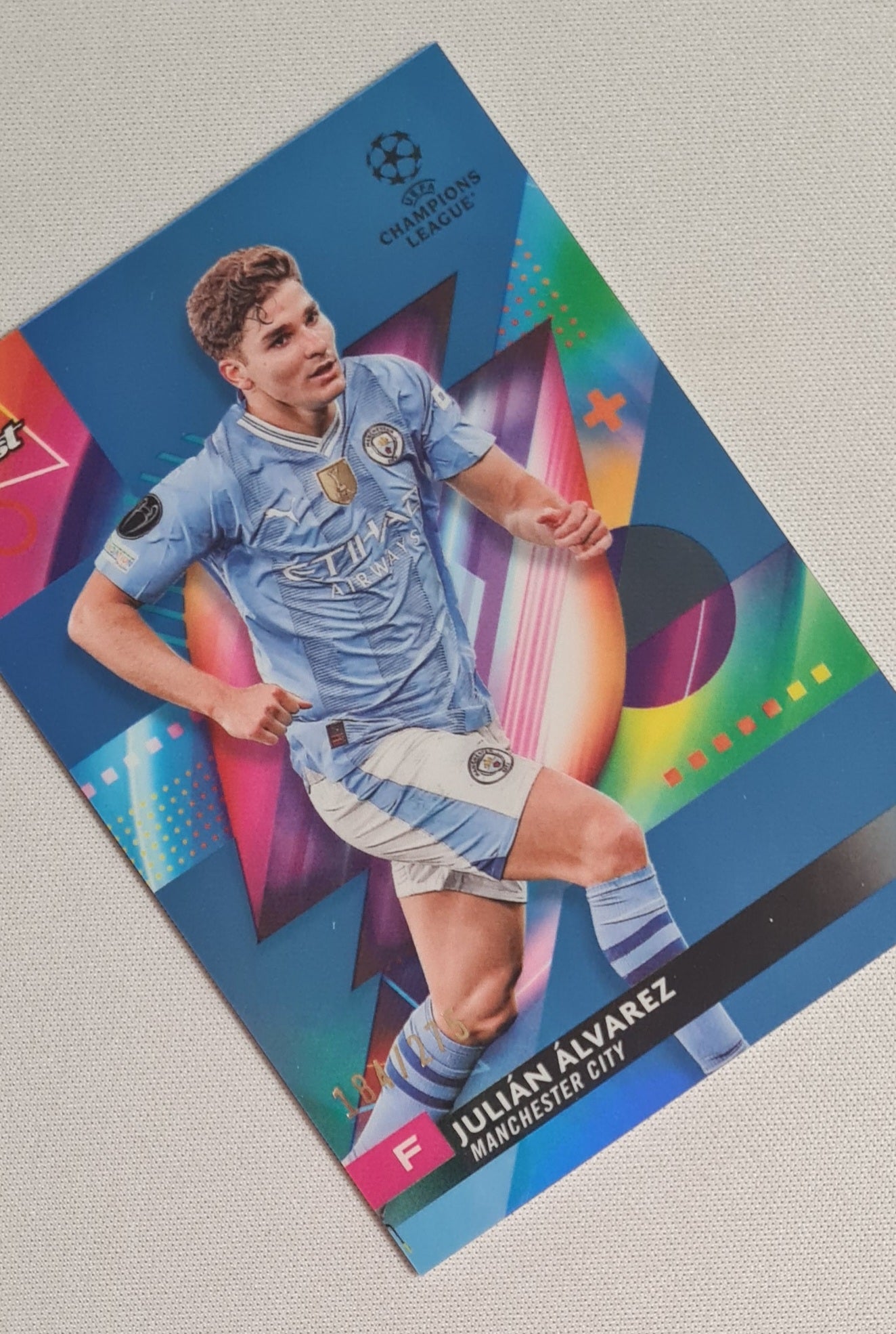 Julian Alvarez - 2024 Topps Finest #29 Manchester City (CL) /275