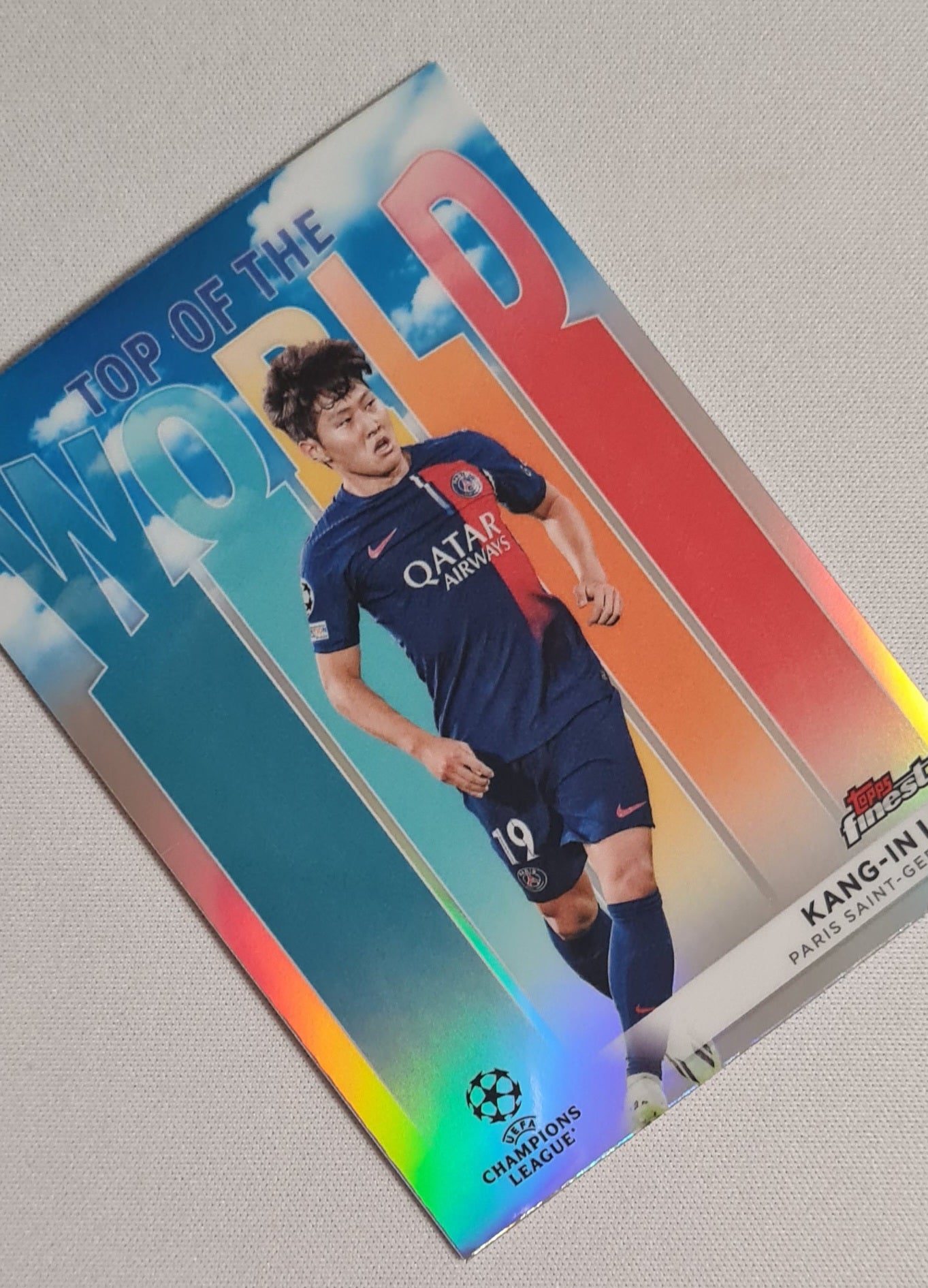 Kang-in Lee - 2024 Topps Finest - Top of the World #TW-6 PSG