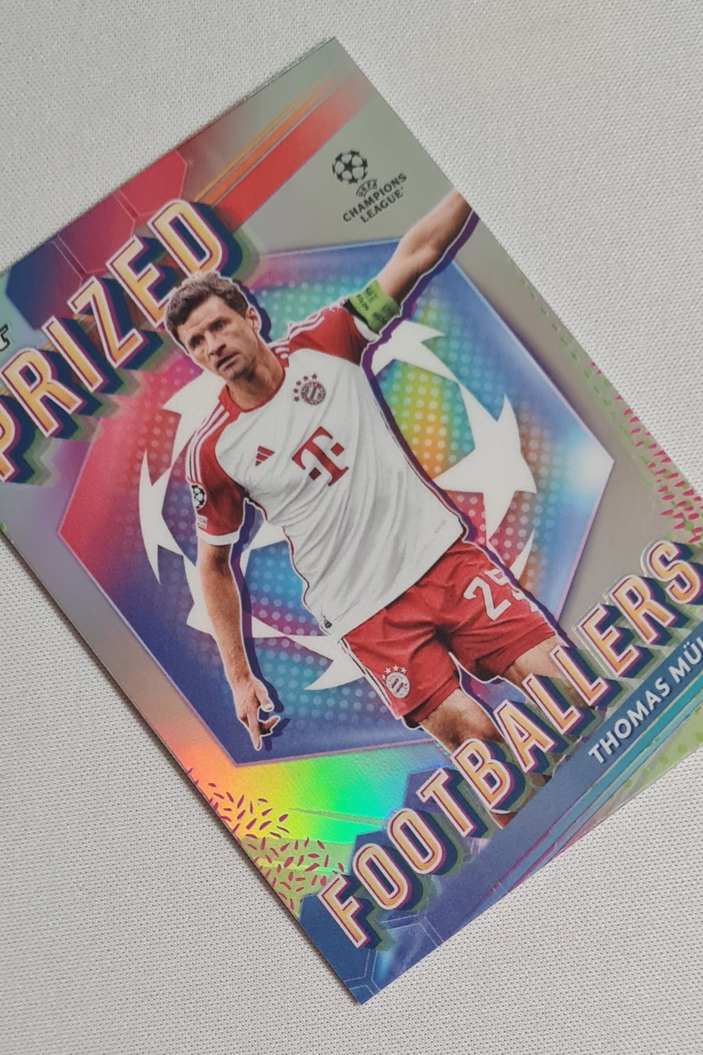 Thomas Muller - 2024 Topps Finest UEFA Prized Footballers #PF-9 FC Bayern Munchen (CL)