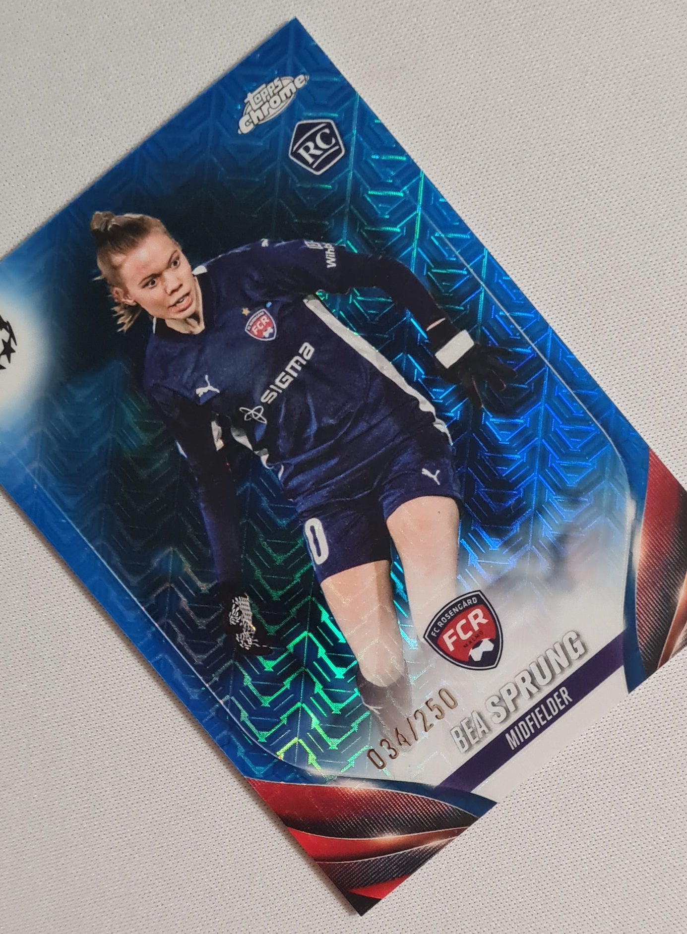 Bea Sprung - 2024 Topps Chrome #49 (RC) FCR Women Football (CL) /250