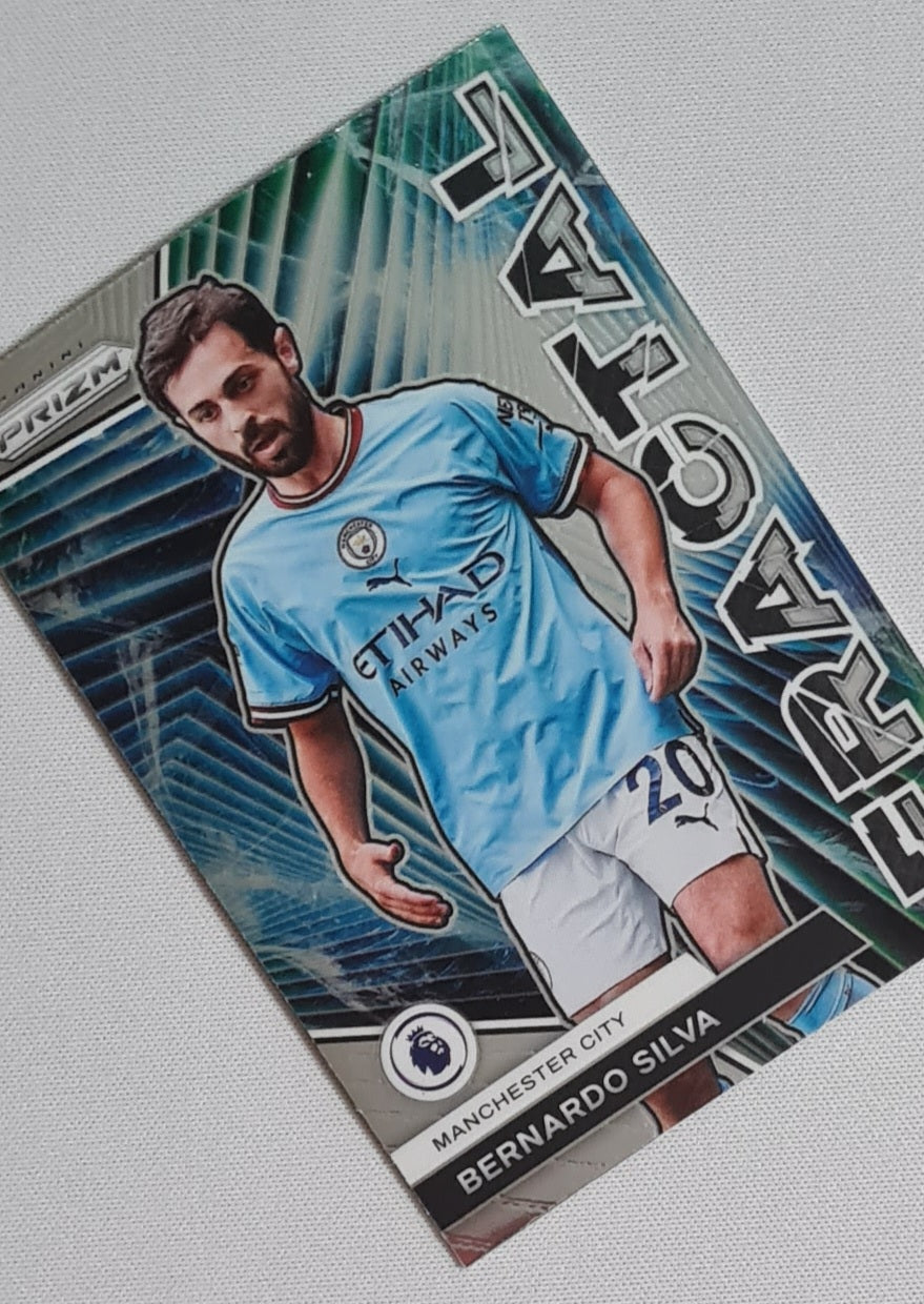 Bernardo Silva - 2022/23 Panini Prizm Premier League Soccer - Fractal #21