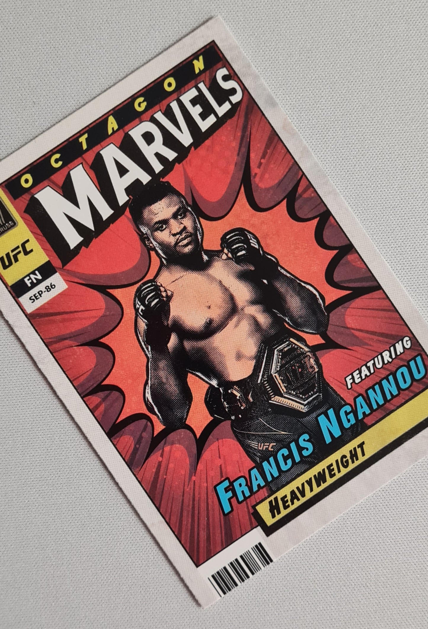 Francis Ngannou - 2022 Panini Octagon Marvels #16 UFC Heavyweight