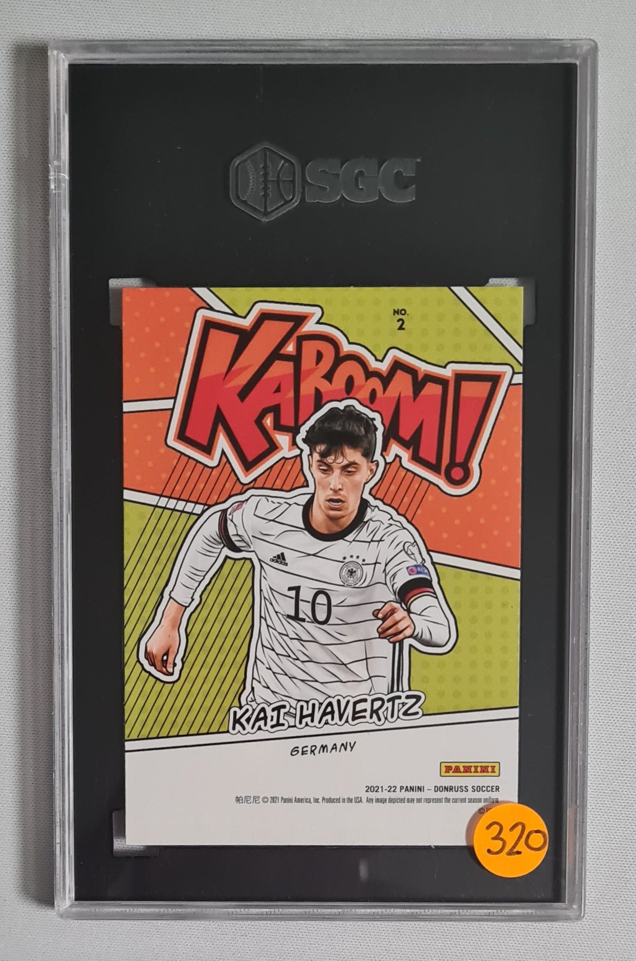 Kai Havertz - 2021/22 Panini Donruss Road to Qatar SGC 10 #2 KABOOM!