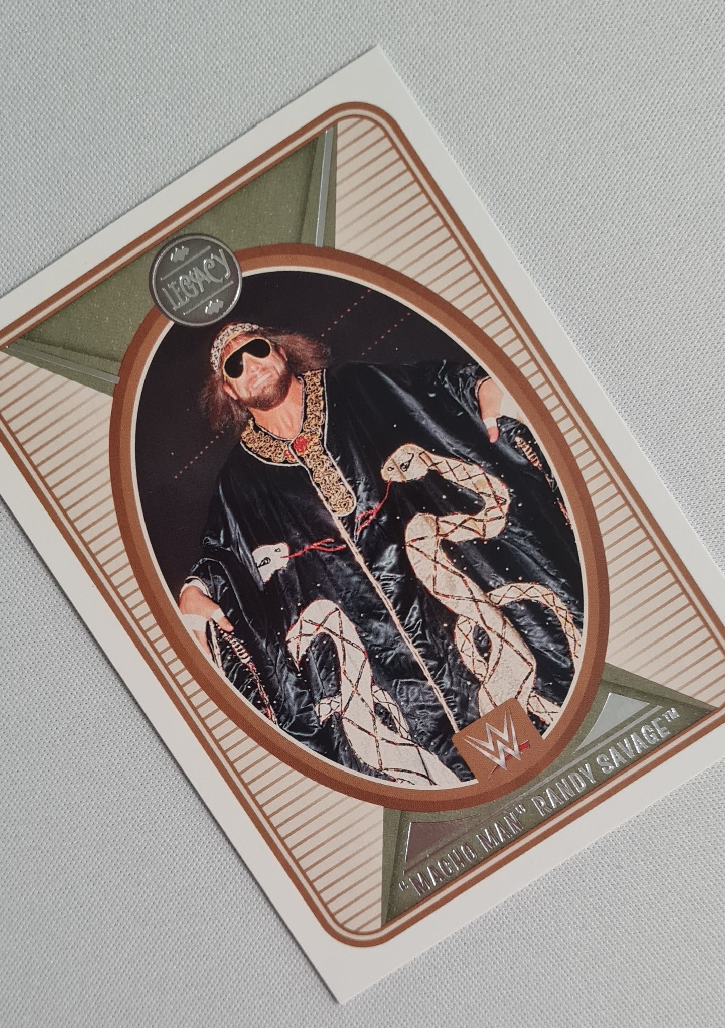 "Macho Man" Randy Savage - 2022 Panini Chronicles Legacy WWE #145 PSA 9.5