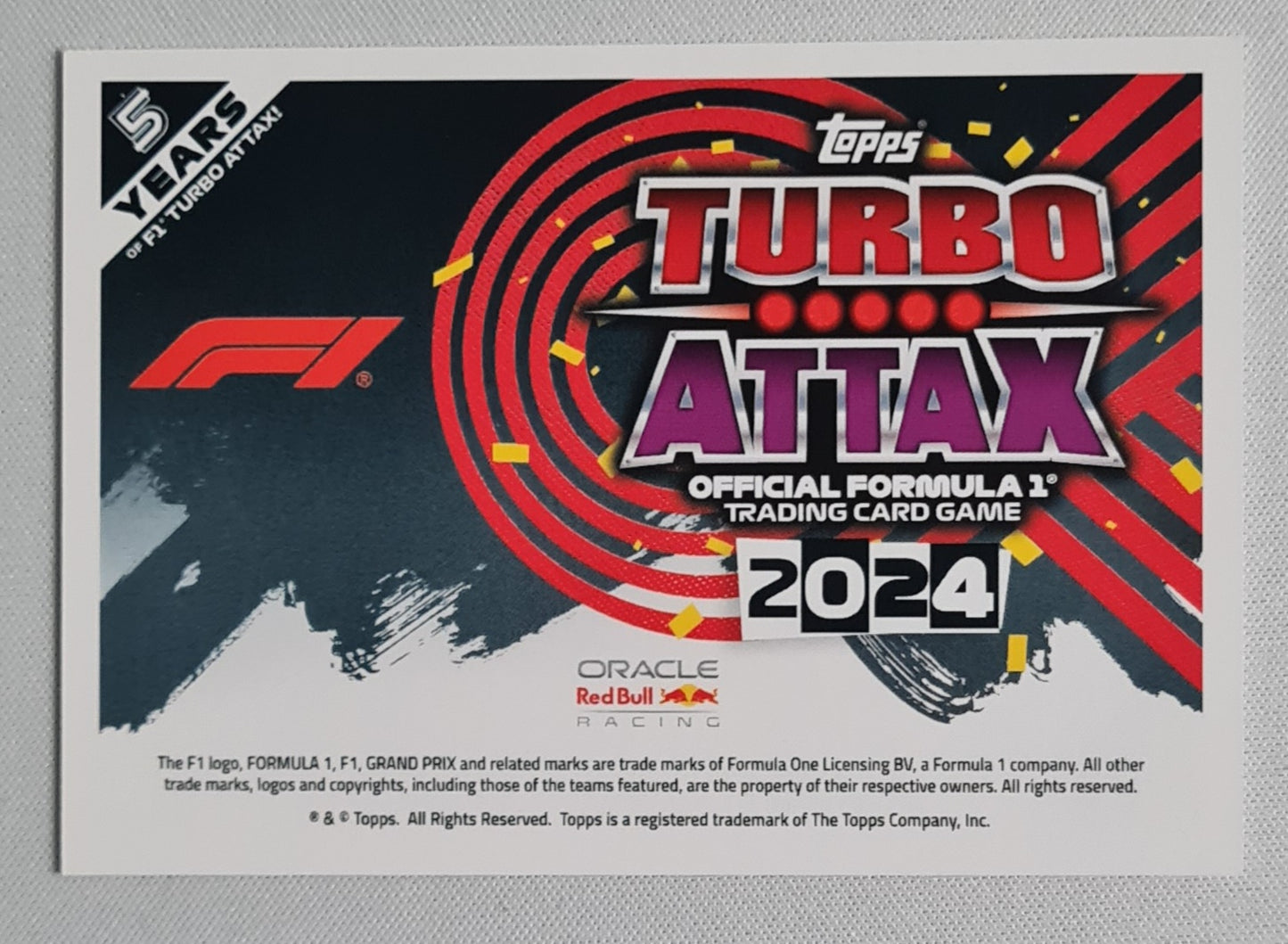 Max Verstappen - 2024 Topps Turbo Circuit Chronicles