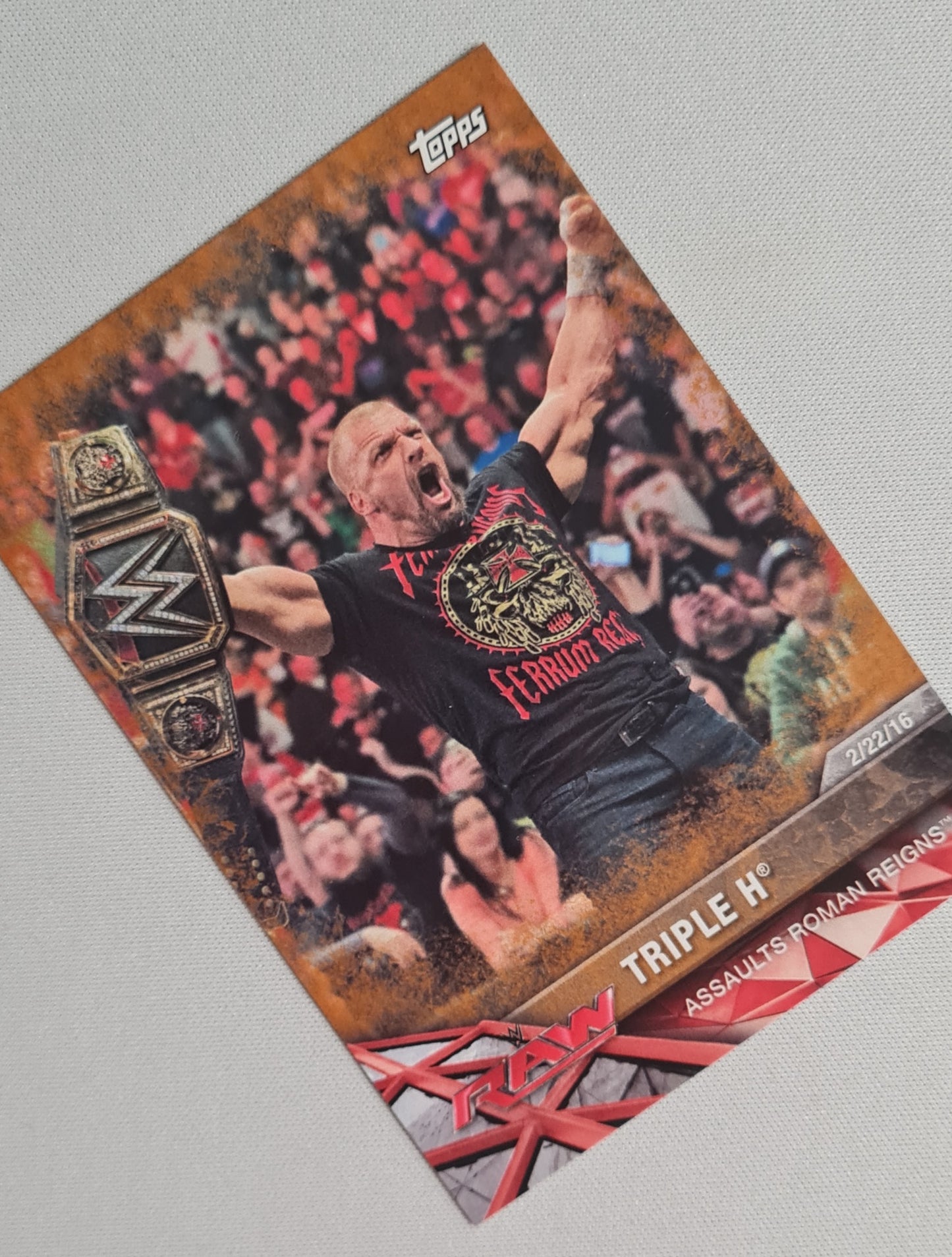 Triple H -2017 Topps WWE Raw Wrestling #33