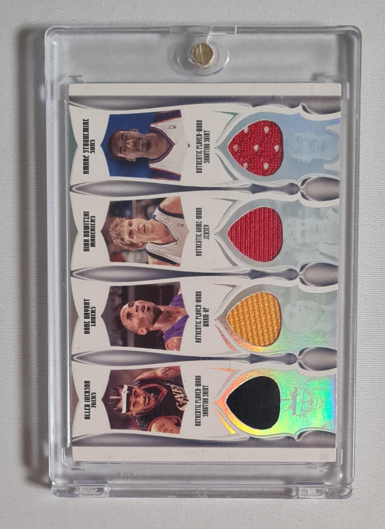 Iverson Bryant Nowitiski Stoudemire McGrady Arenas Carter 2006 Topps Luxury Box Patch /140