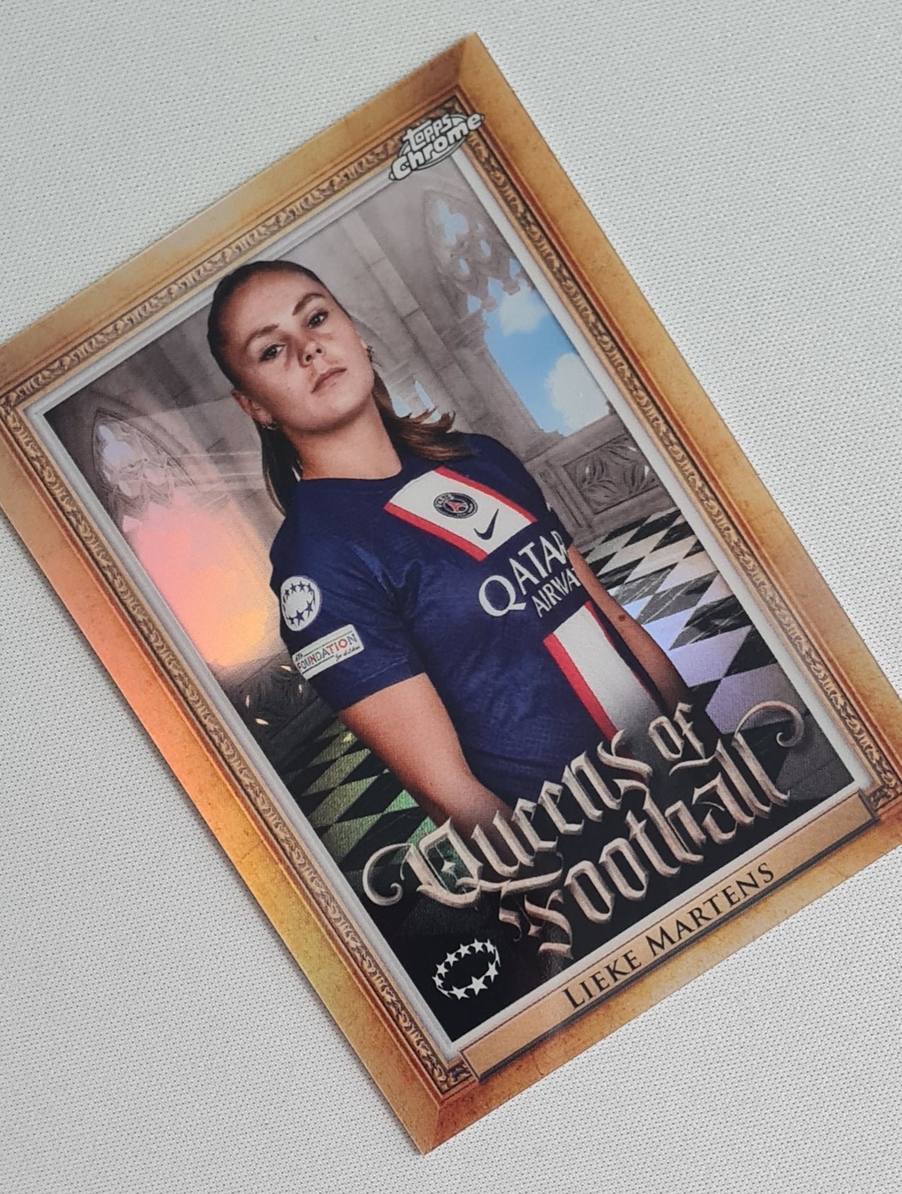 Lieke Martens - 2023 Topps Chrome Queen of Football #Q-10