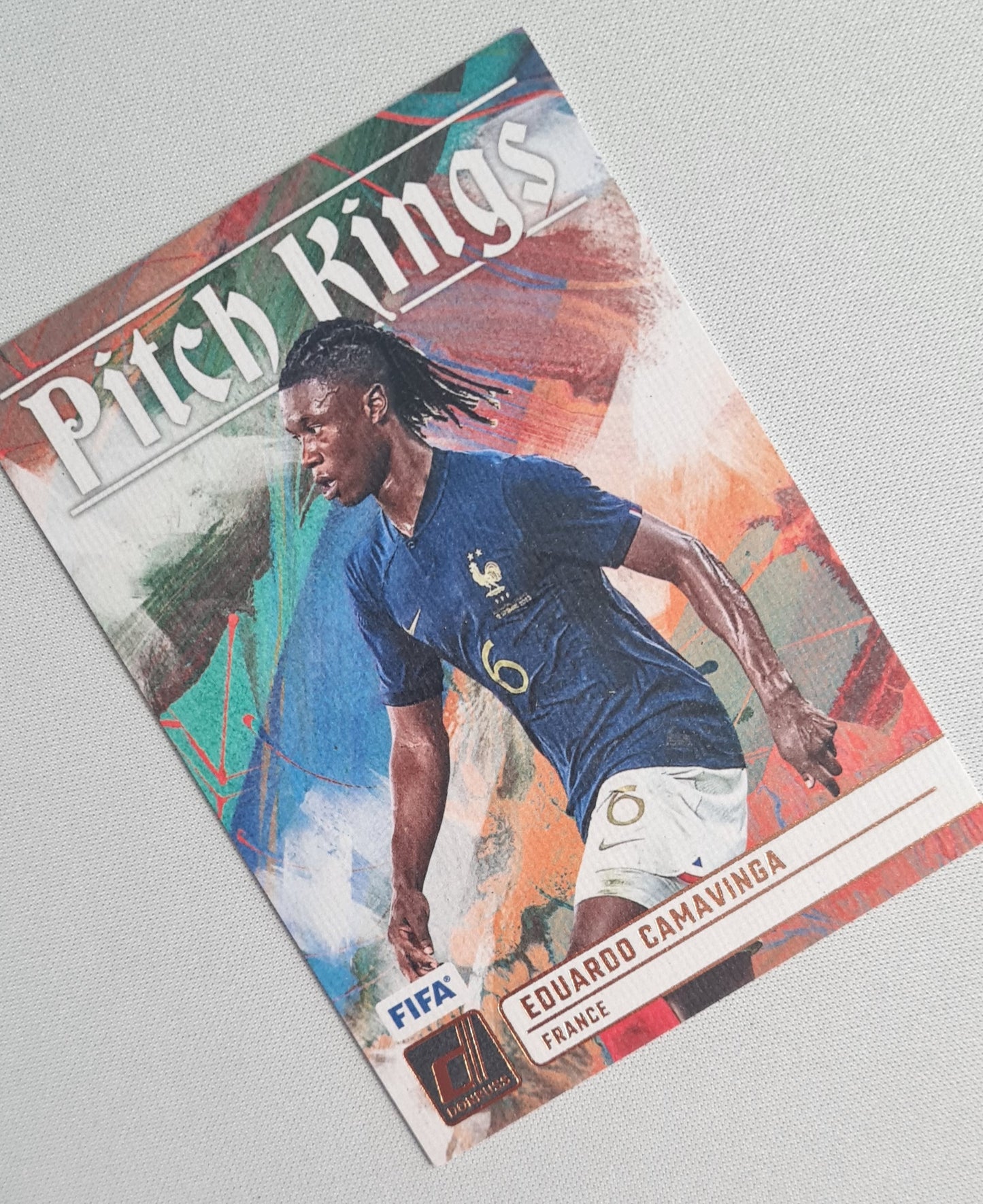 Eduardo Camavinga - 2023/24 Panini Donruss Soccer Rookie Kings - FRANCE #18
