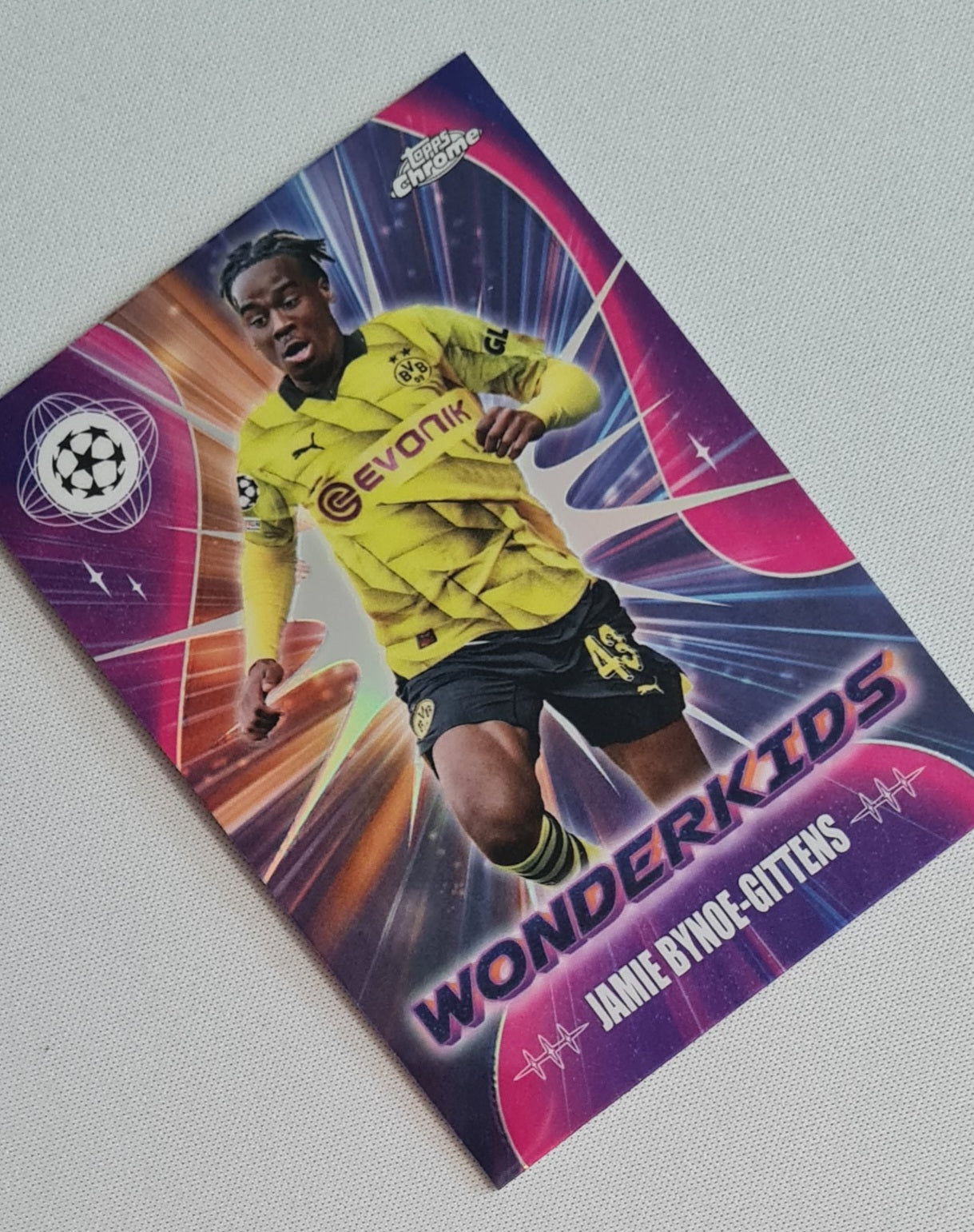 Jamie Bynoe-Gittens - 2024 Topps Chrome WonderKids (CL) BvB 09 #WK-7