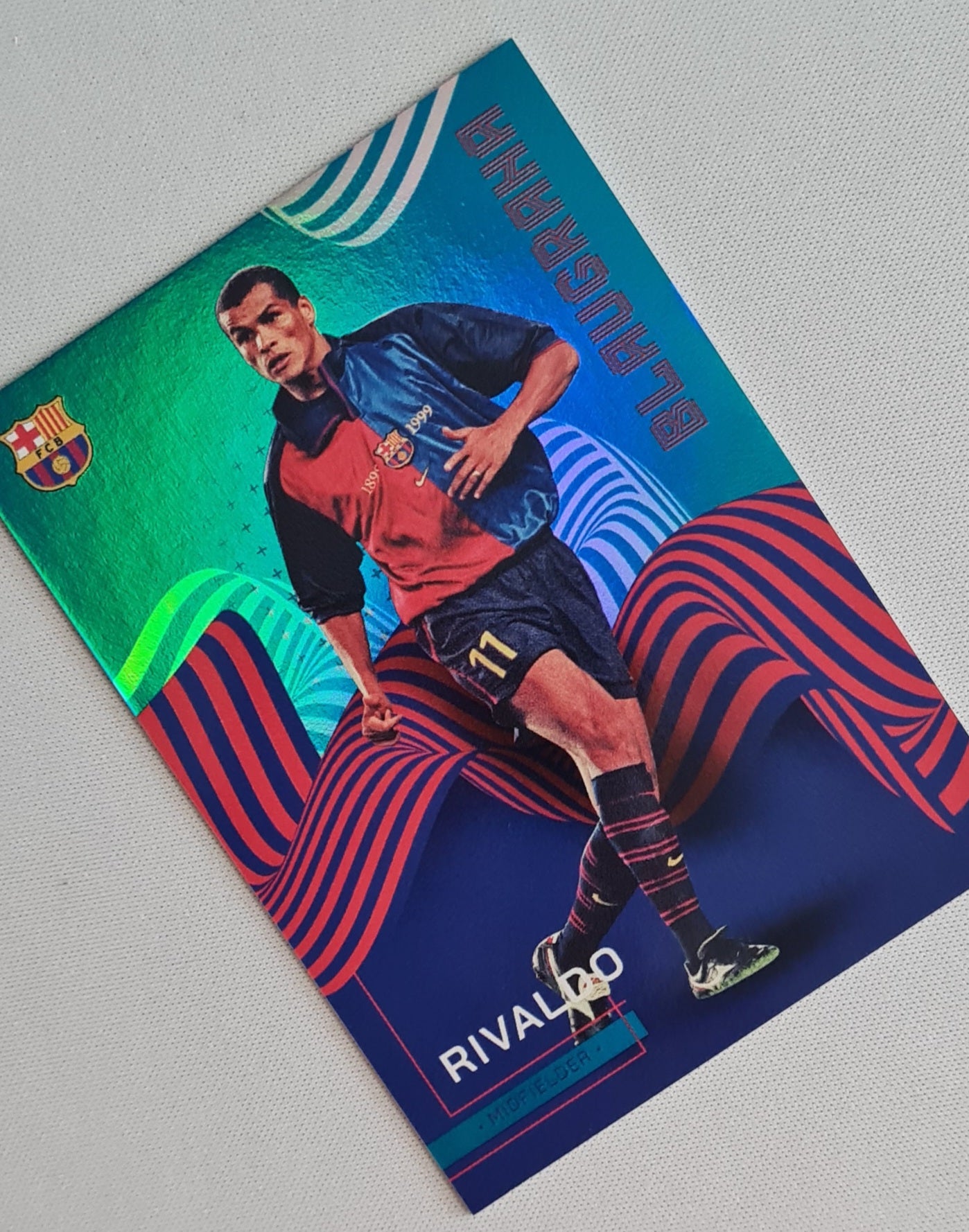 Rivaldo - 2023 Topps FC Barcelona Team Set #45 Blaugrana /175