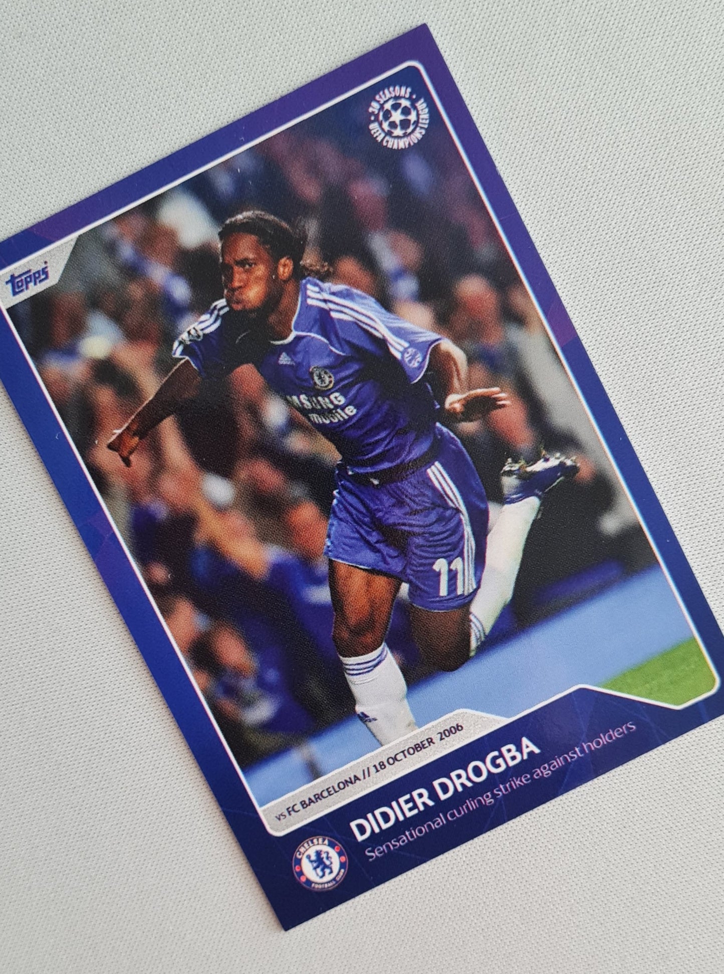Didier Drogba - 2022/23 Topps Champions League 30 Seasons Celebration #89 Chelsea FC