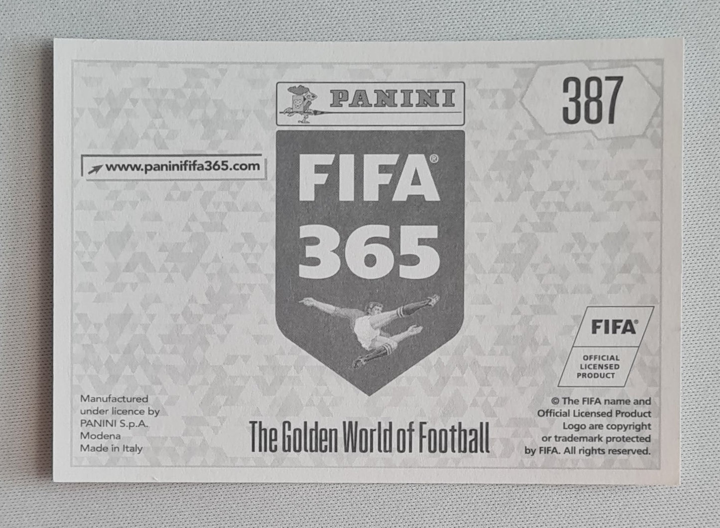 Messi/Iniesta - 2017 Panini FIFA 365 The Golden World of Football Milestone Sticker #387