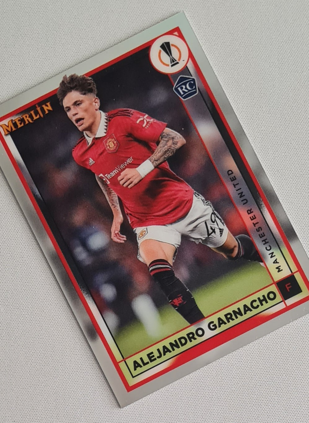 Alejandro Garnacho - 2022/23 Topps Merlin UEFA Club Competitions #96 Manchester United