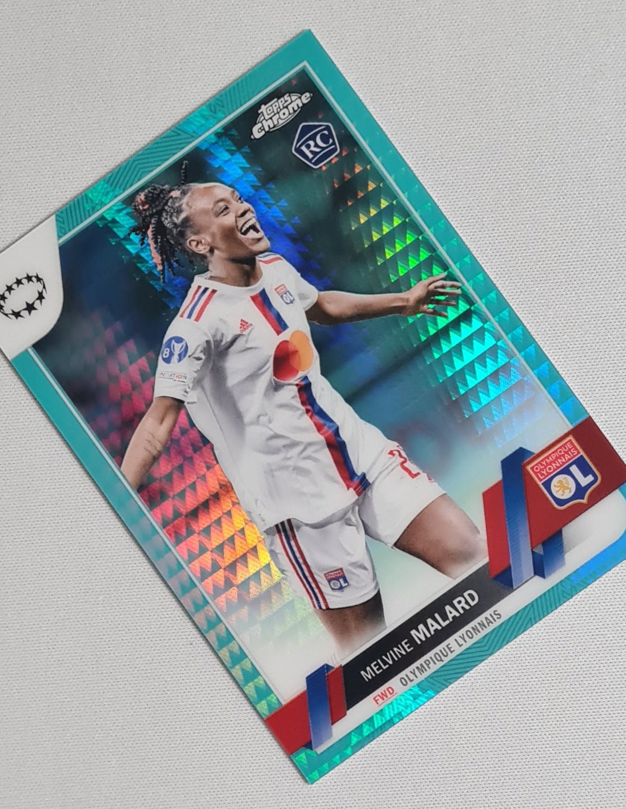 Melvine Malard - 2023 Topps Chrome Aqua Olympique (RC) (CL) #87