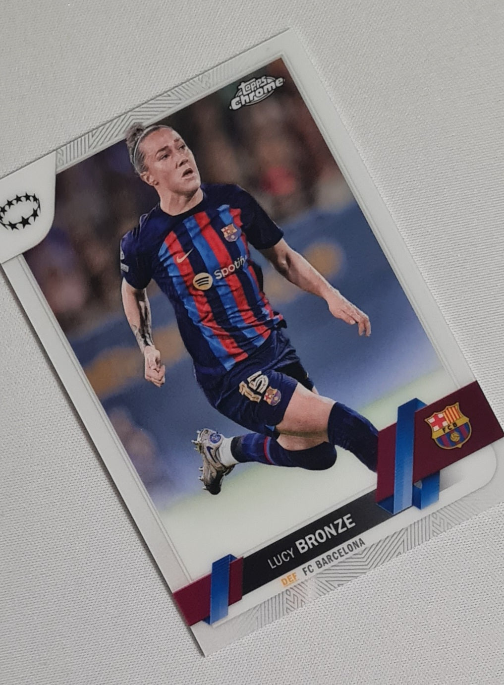 Lucy Bronze - 2023 Topps Chrome FC Barcelona (CL) #15