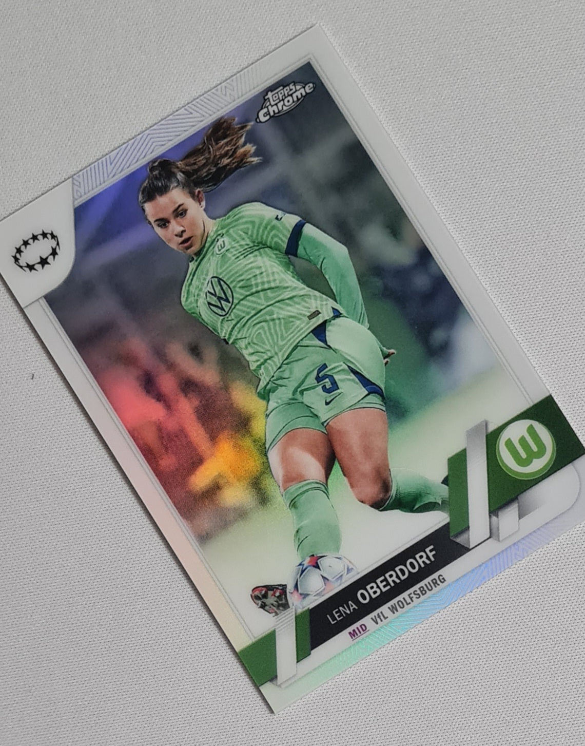 Lena Oberdorf - 2023 Topps Chrome VFL Wolfsburg (CL) #5