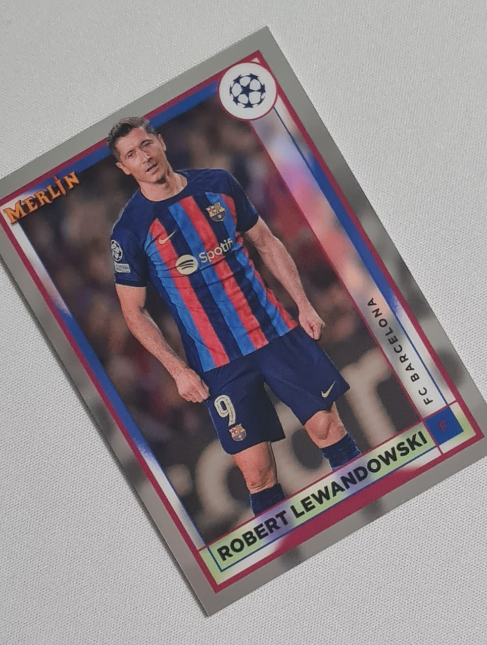 Robert Lewandowski - 2023 Topps Merlin Collection FC Barcelona (CL) #53