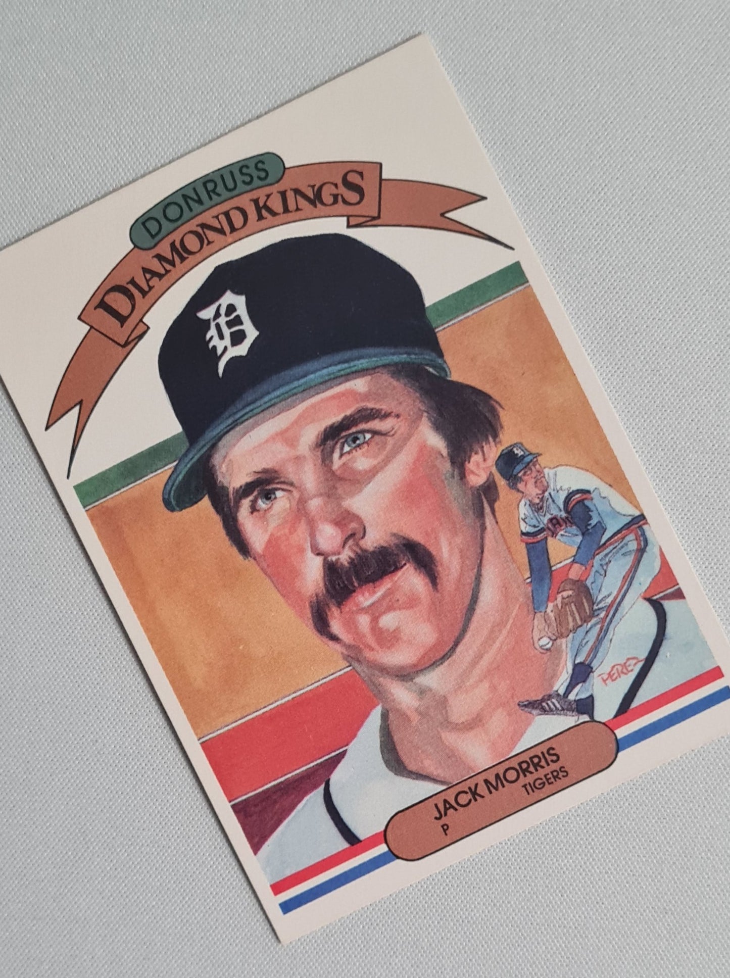 Jack Morris - 1982 Donruss Diamond Kings Tiger #5