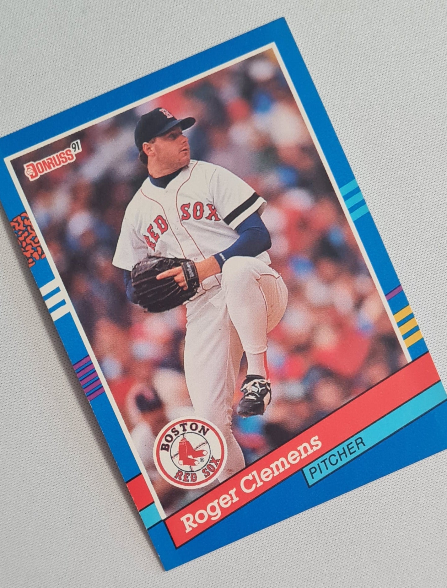 Roger Clemens - 1990 Donruss Leaf MLB Baseball Boston Red Sox #81