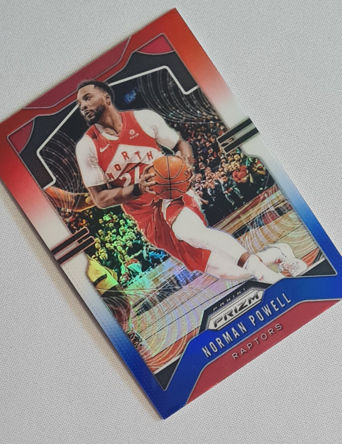 Norman Powell -2019/20 Panini Prizm Basketball NBA Toronto Raptors #159 Red/Whte/Blue Prizm