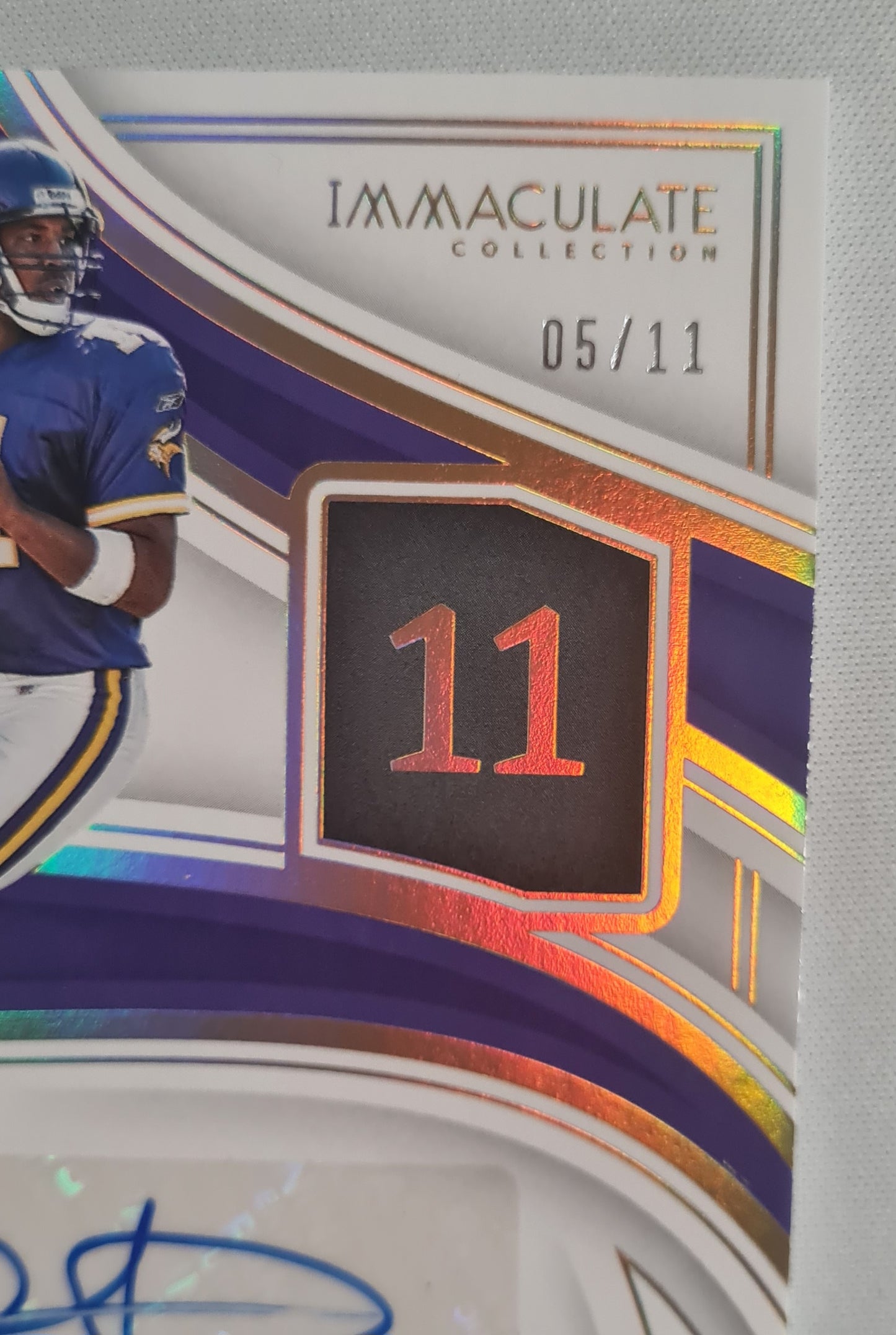 Daunte Culpepper - 2023 Panini Immaculate Collection Auto /11 #INS-DCUL Minnesota Vikings
