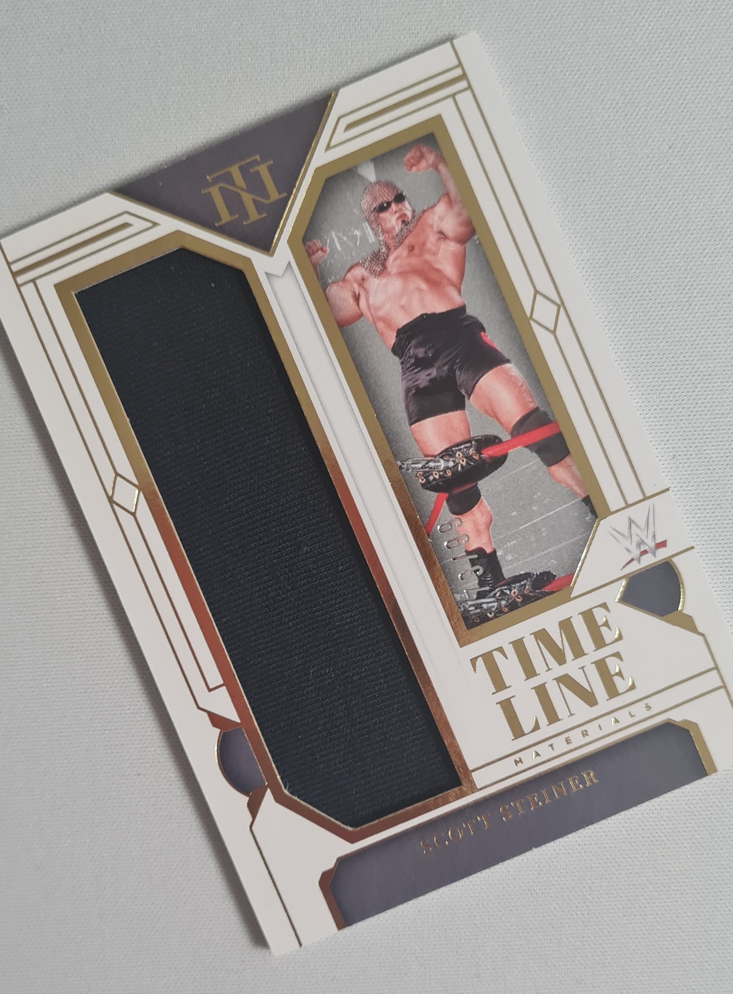 Scott Steiner - 2024 Panini National Treasures WWE Timeline Materials Patch /99 #TM-SST