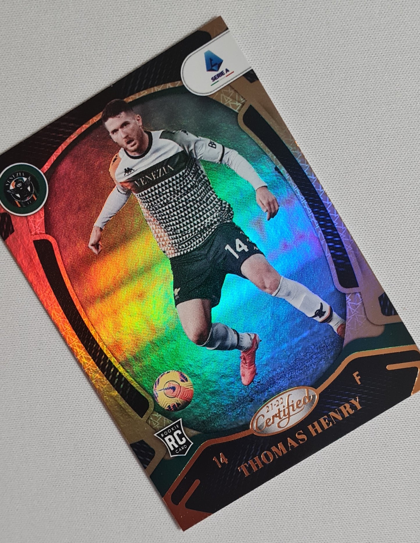 Thomas Henry - 2021/22 Panini Chronicles Certified Serie A Soccer (RC) #170 Refractor