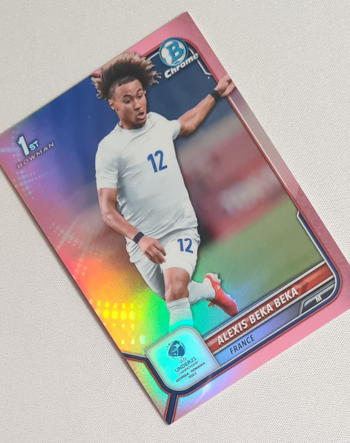 Alexis Beka Beka - 2022 Topps Chrome Bowman #114 Pink Refractor /150