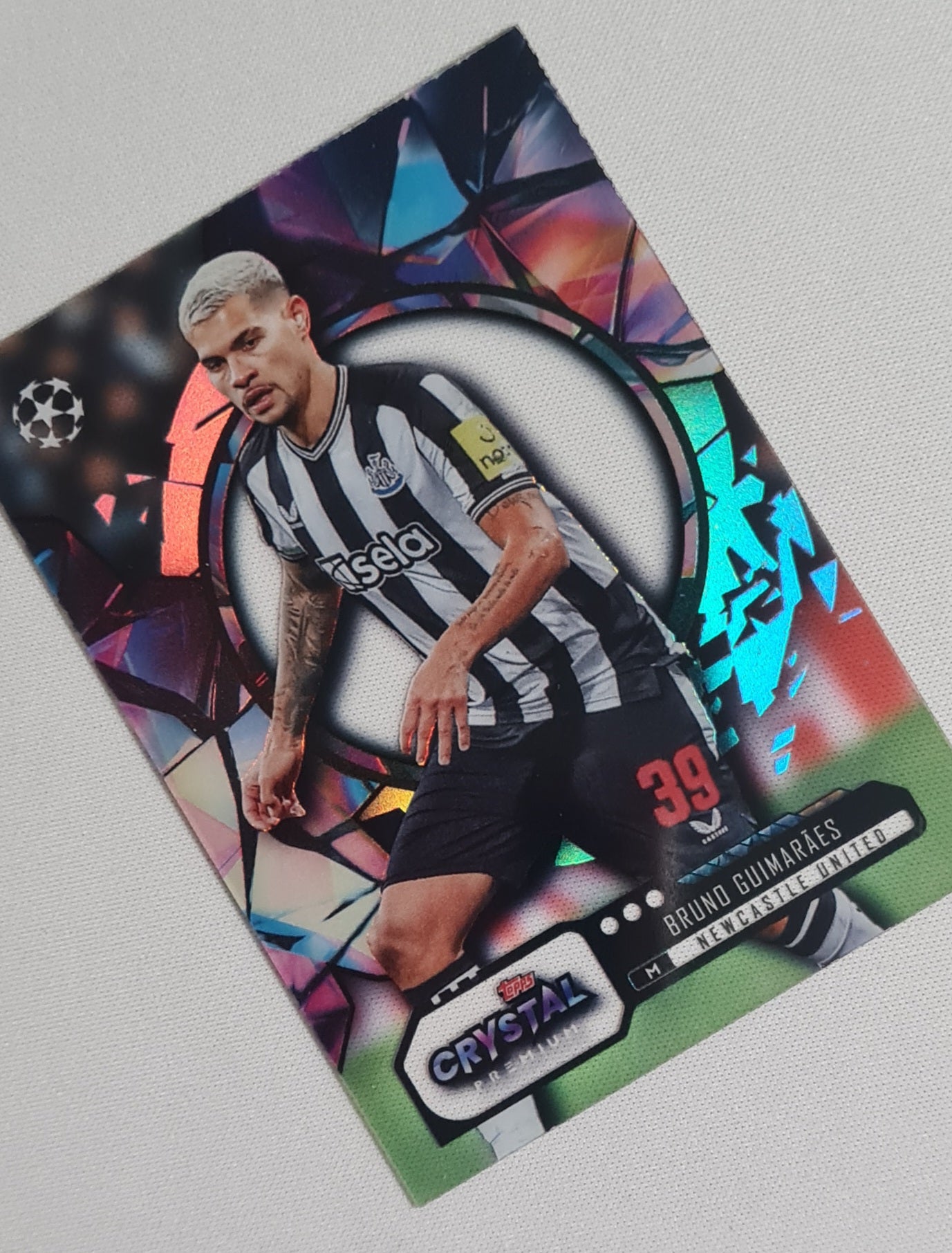 Bruno Guimaraes - 2024 Topps Newcastle United Crystal Premium #6