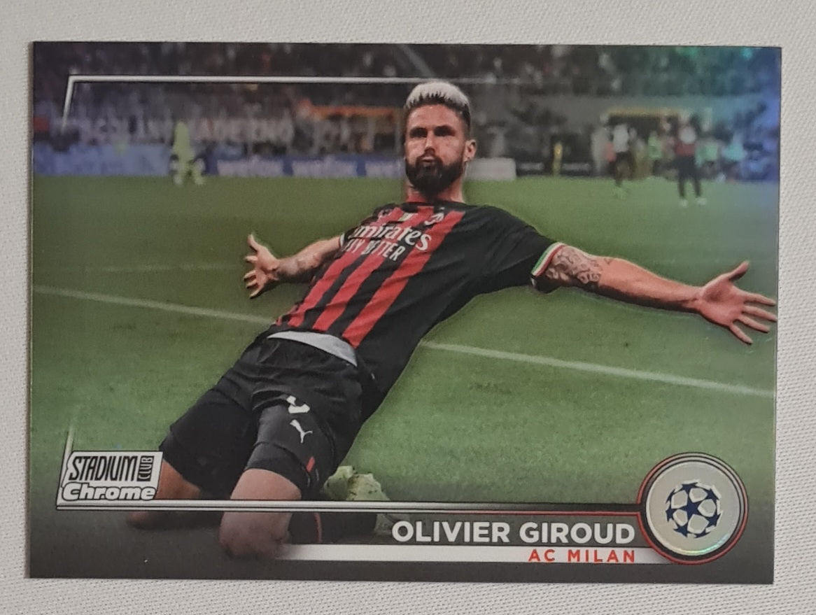Olivier Giroud - 2023 Topps Chrome Stadium Club AC Milan #70