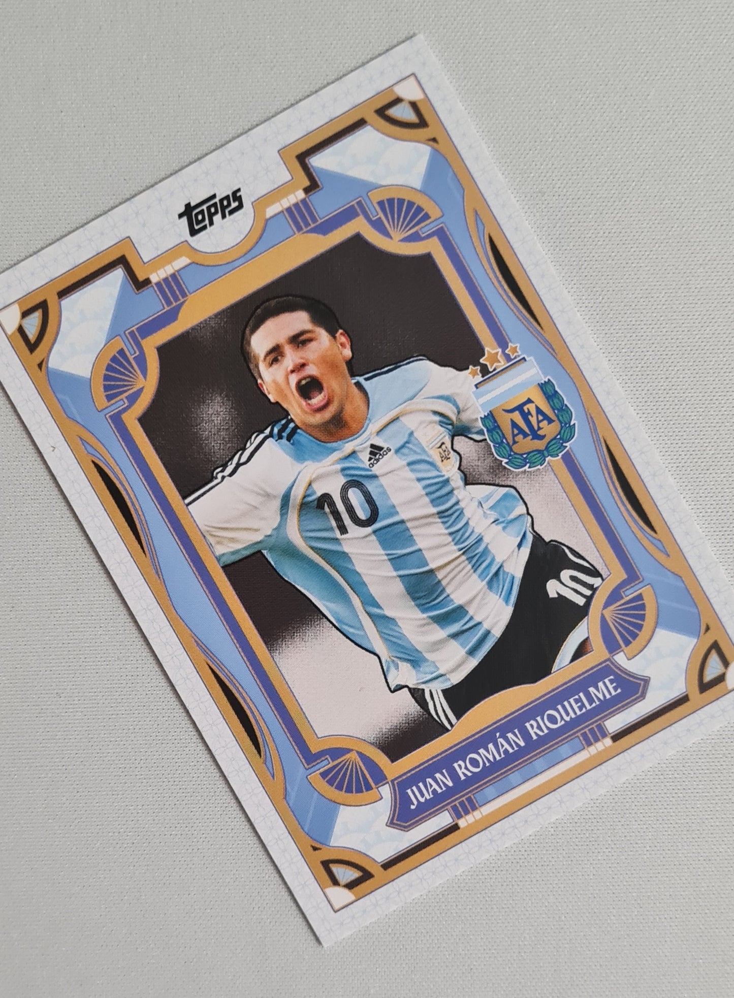 Juan Roman Riquelme - 2024 Topps Official National Team Product AFA Argentina #30
