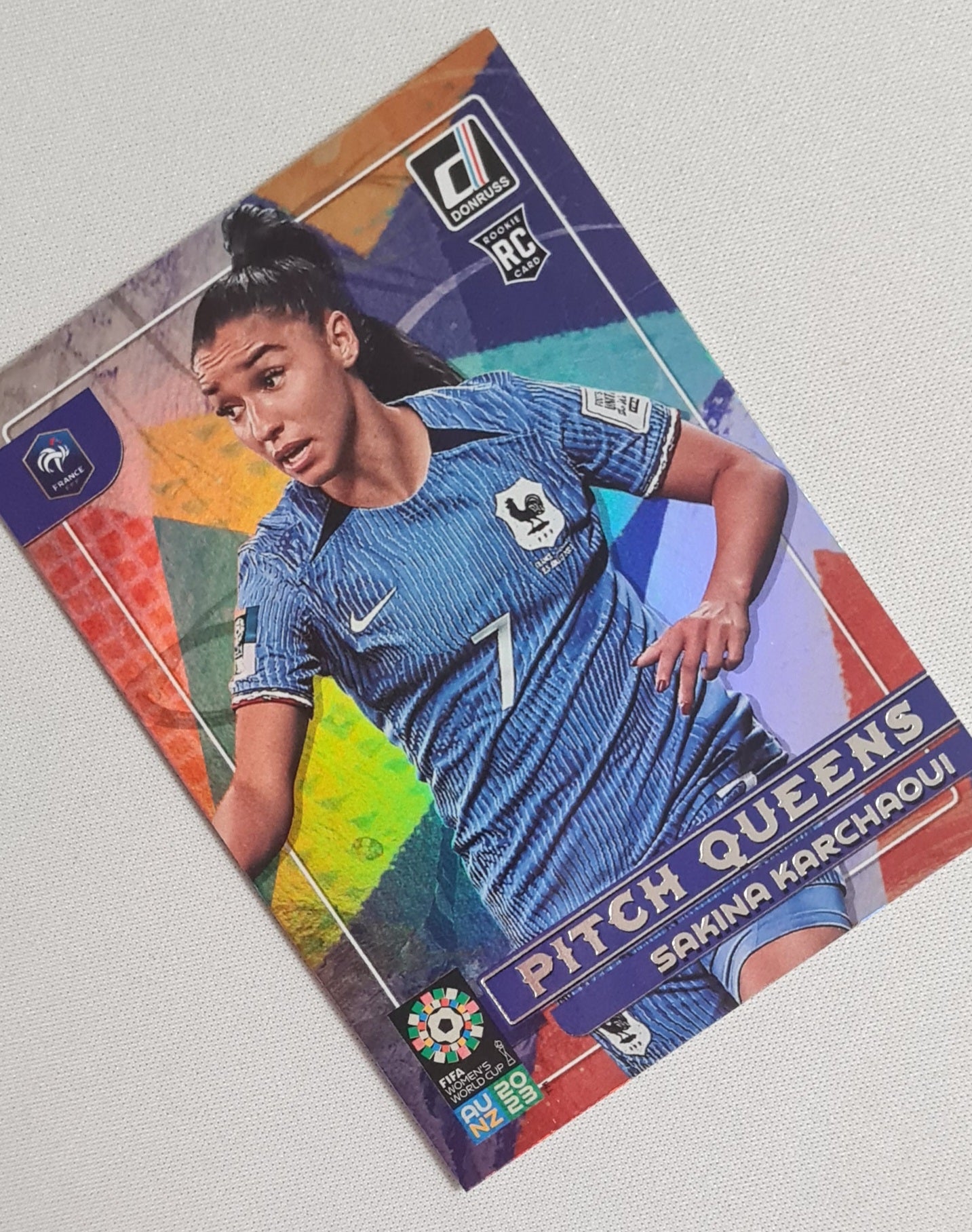 Sakina Karchaoui - 2023 Panini Donruss FIFA Women's World Cup 2023 Soccer Pitch Queens (RC) National Team France #10