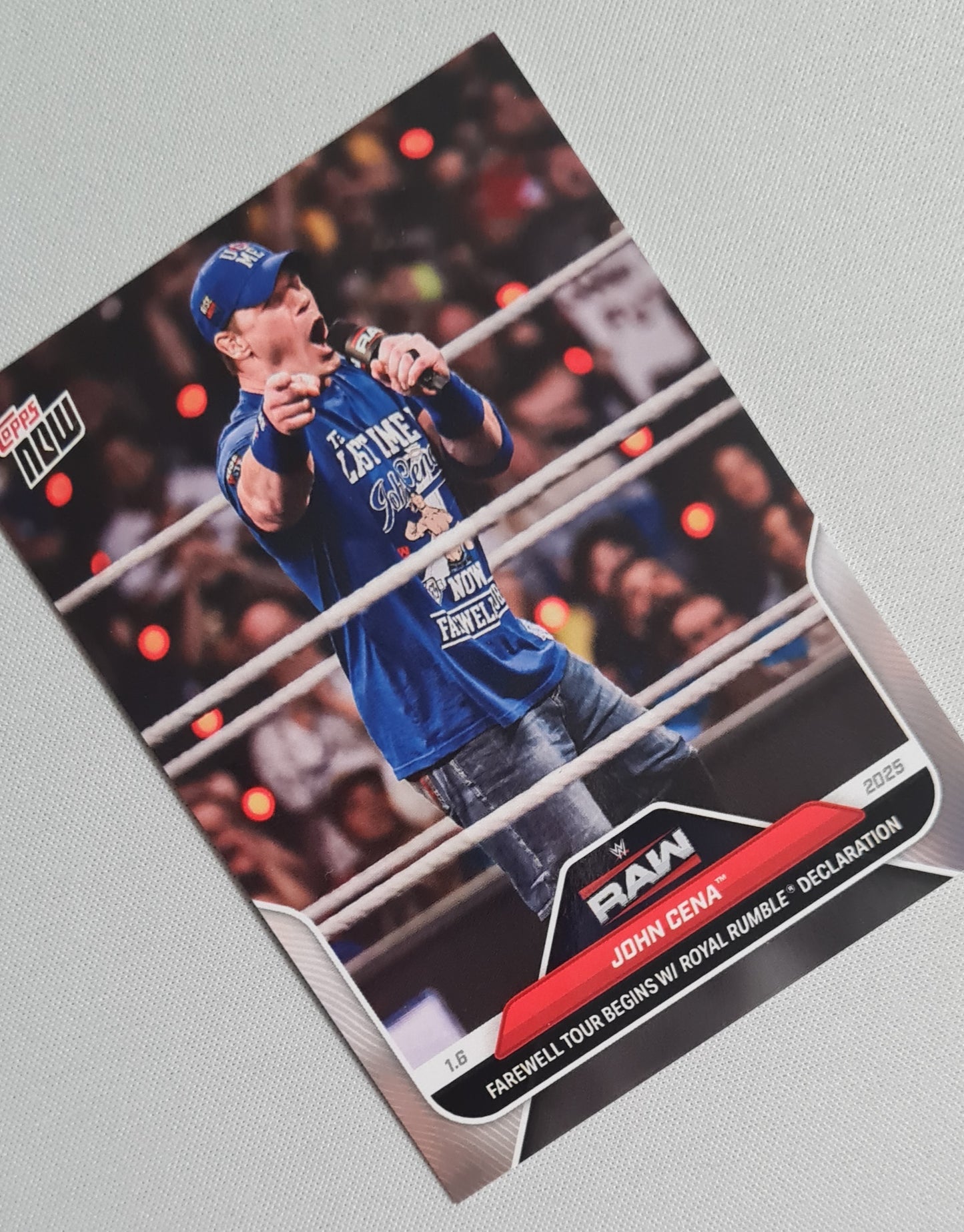 John Cena - 2025 Topps Now WWE Wrestling RAW #4