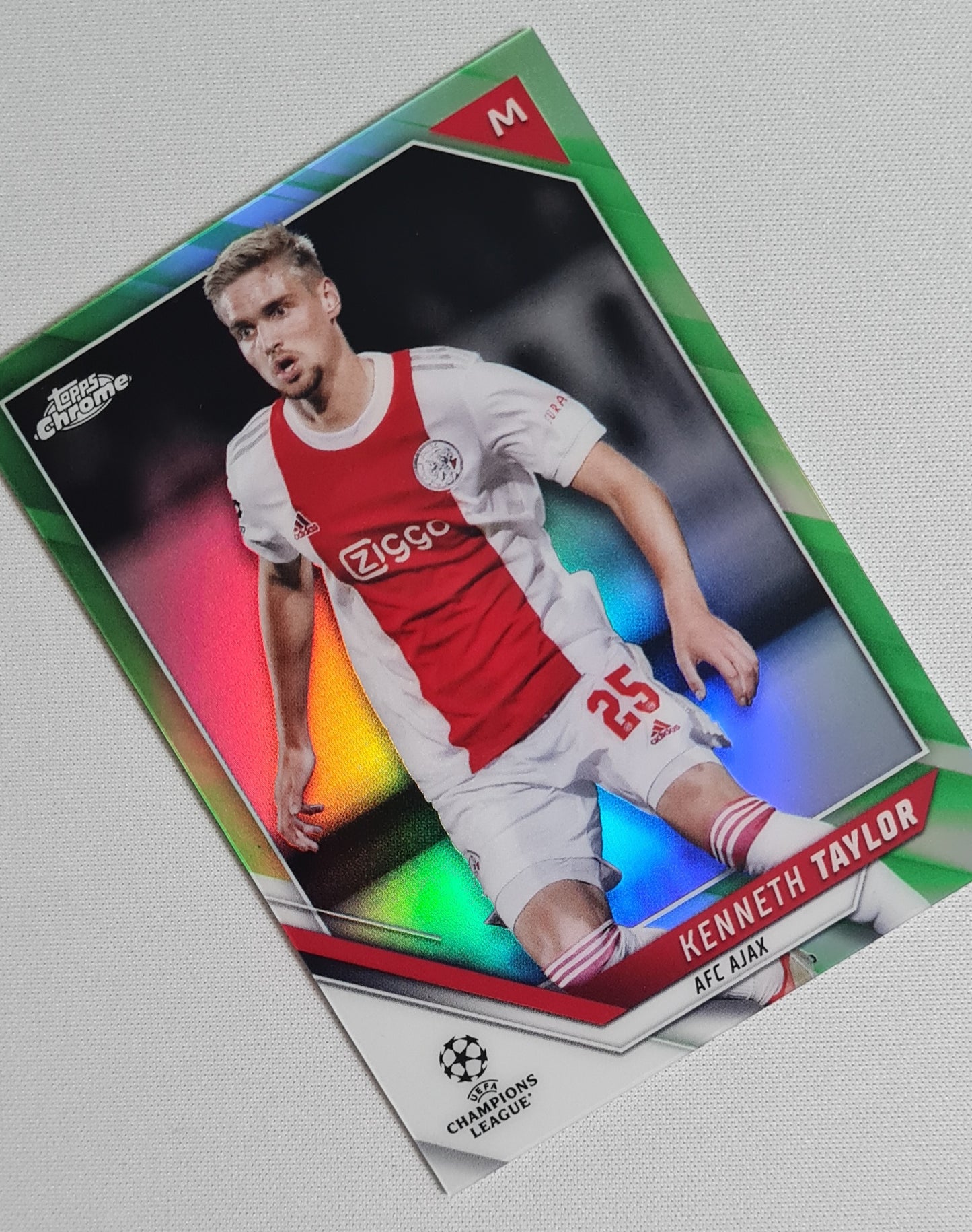 Kenneth Taylor - 2022 Topps Chrome Champions League AFC Ajax #126 /99 Green