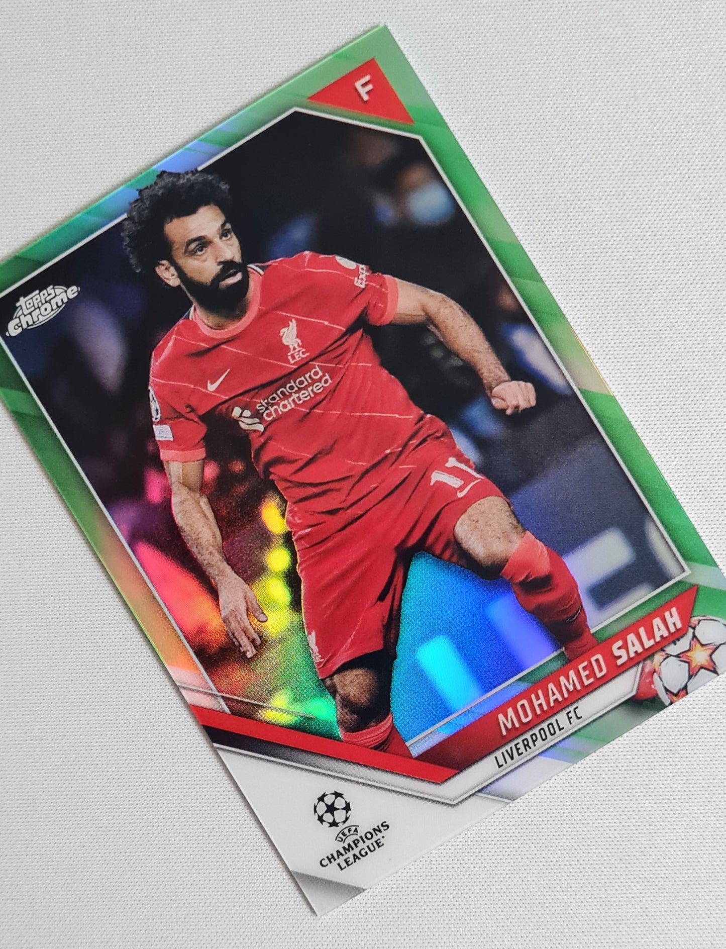 Mohamed Salah - 2022 Topps Chrome Champions League Liverpool FC #21 /99 Green