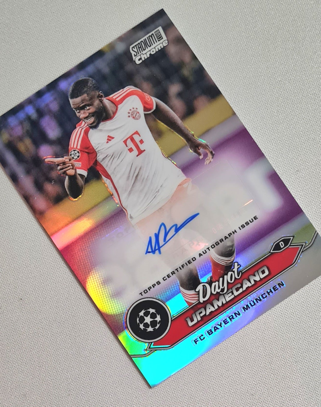Dayot Upamecano - 2024 Topps Chrome FC Bayern Munchen #CA-DU /Auto