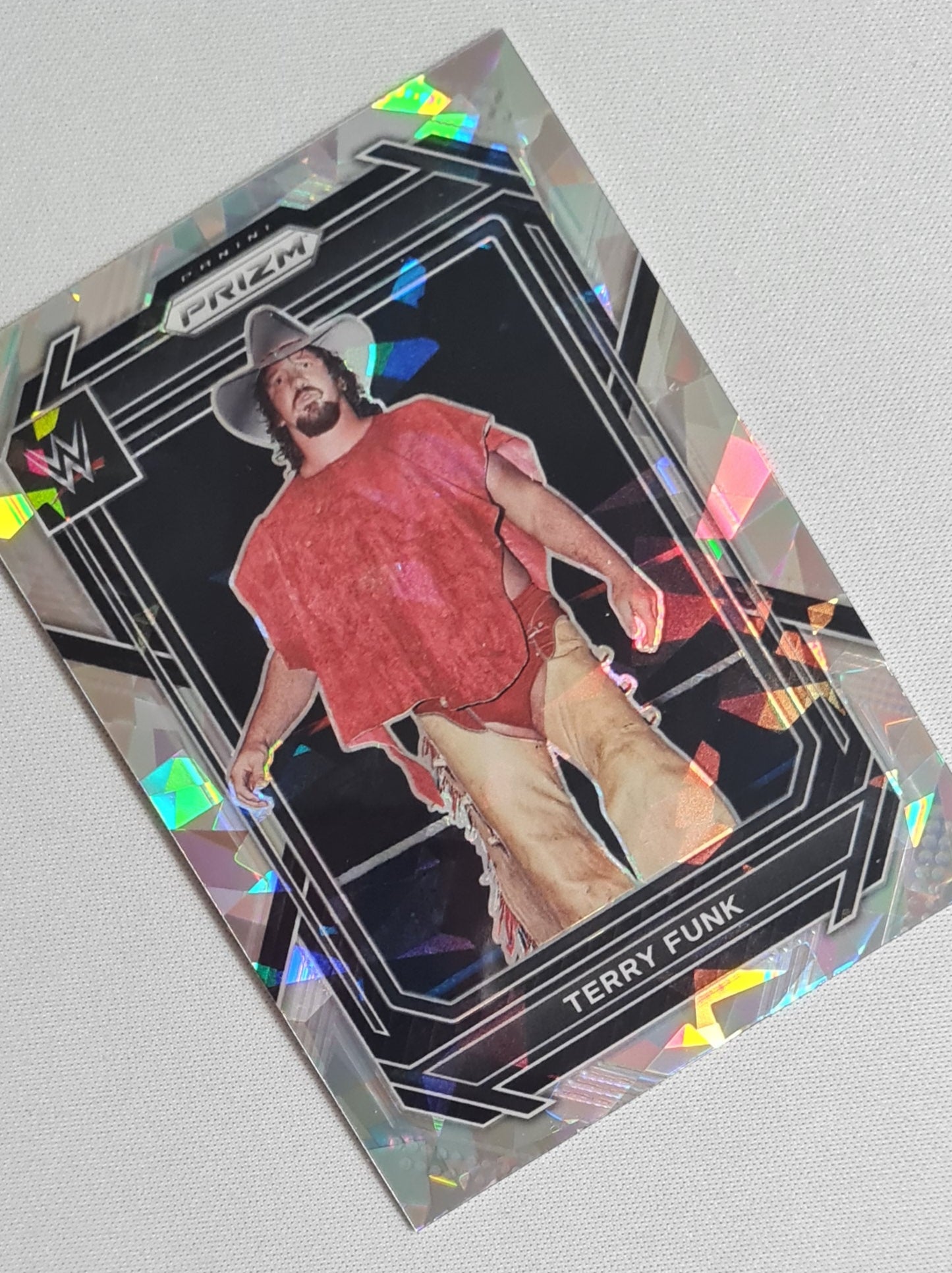 Terry Funk - 2023 Panini Prizm WWE #114 Cracked Ice