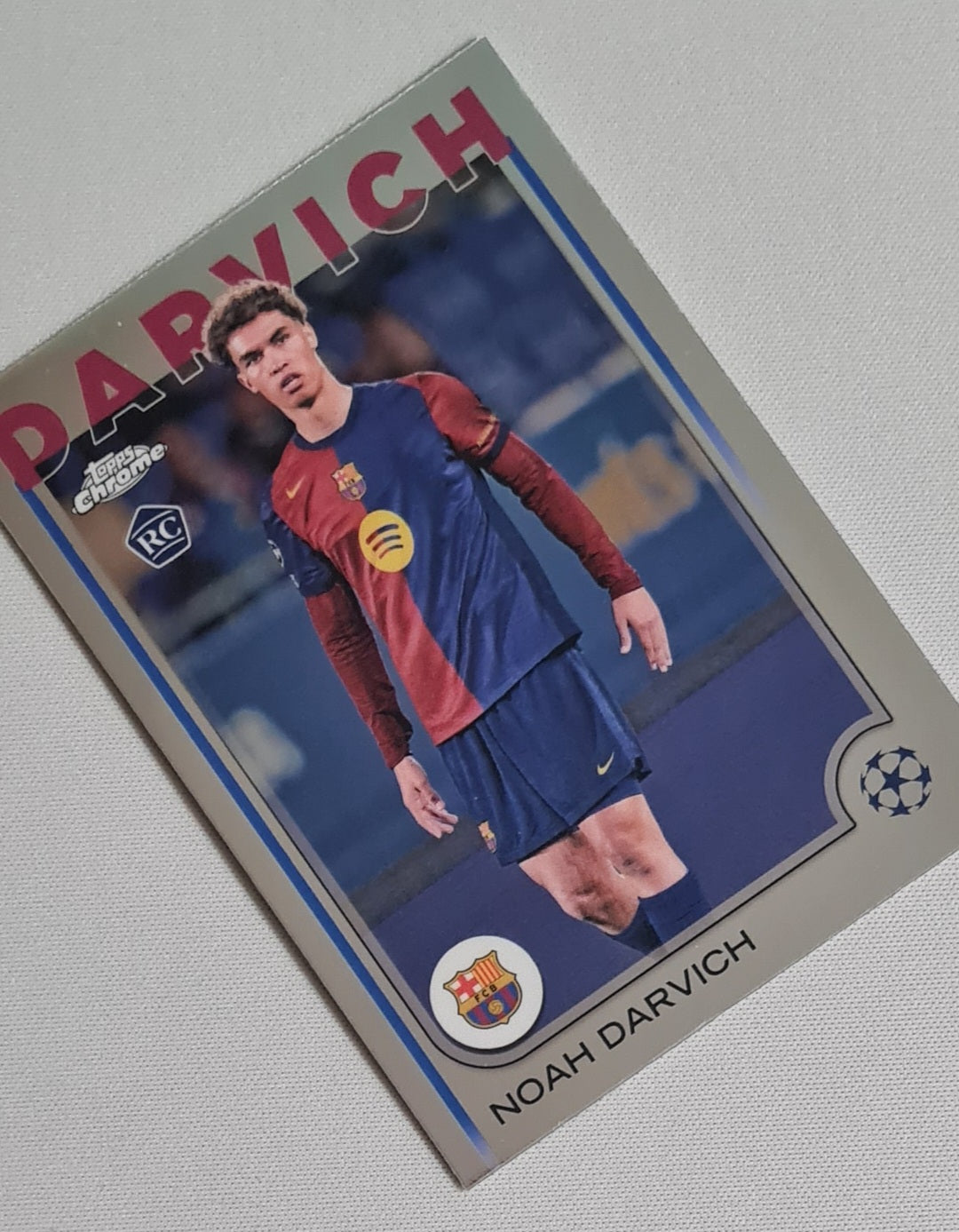 Noah Darvich - 2025 Topps Chrome CL FC Barcelona #148
