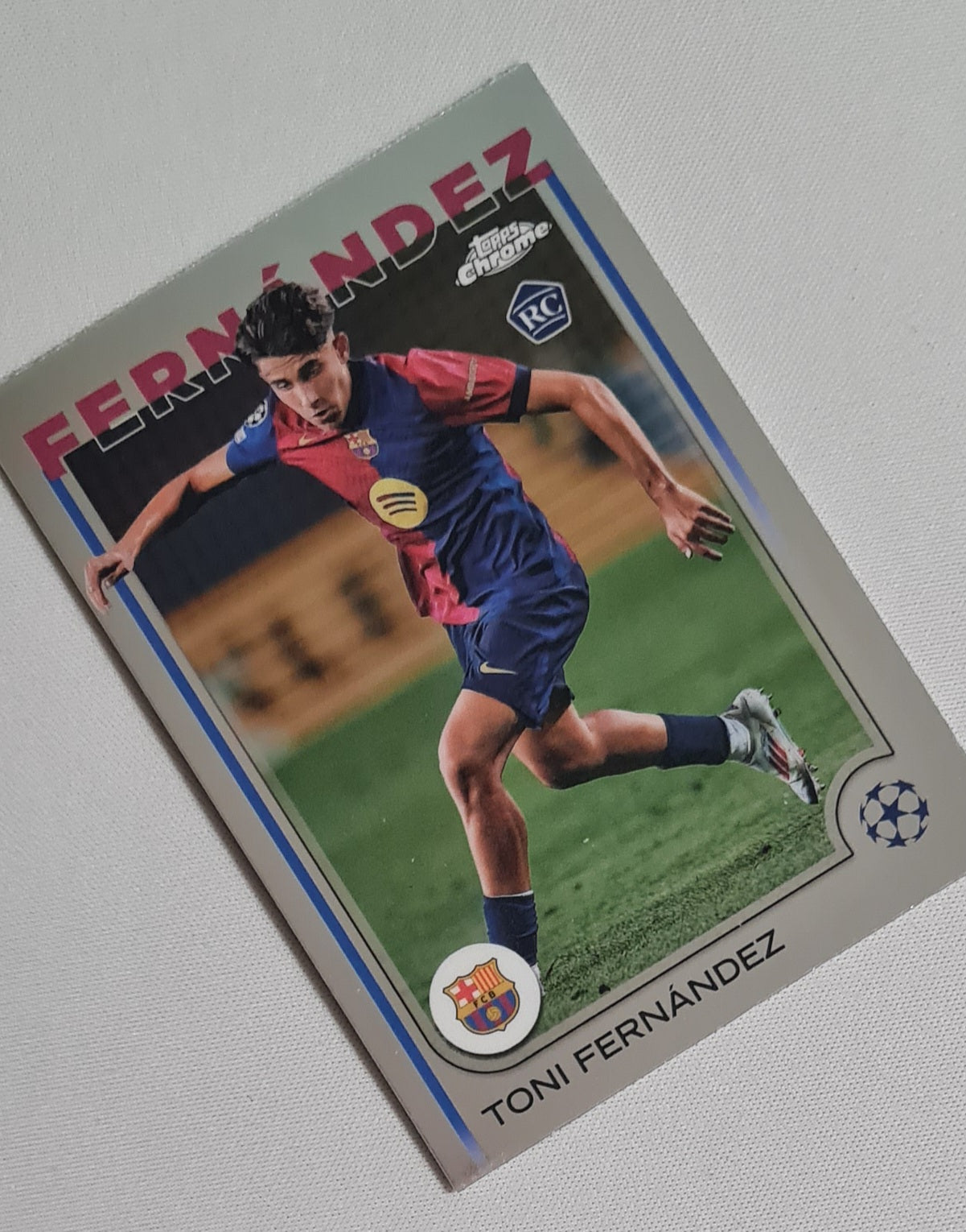 Toni Fernandez - 2025 Topps Chrome CL FC Barcelona #85