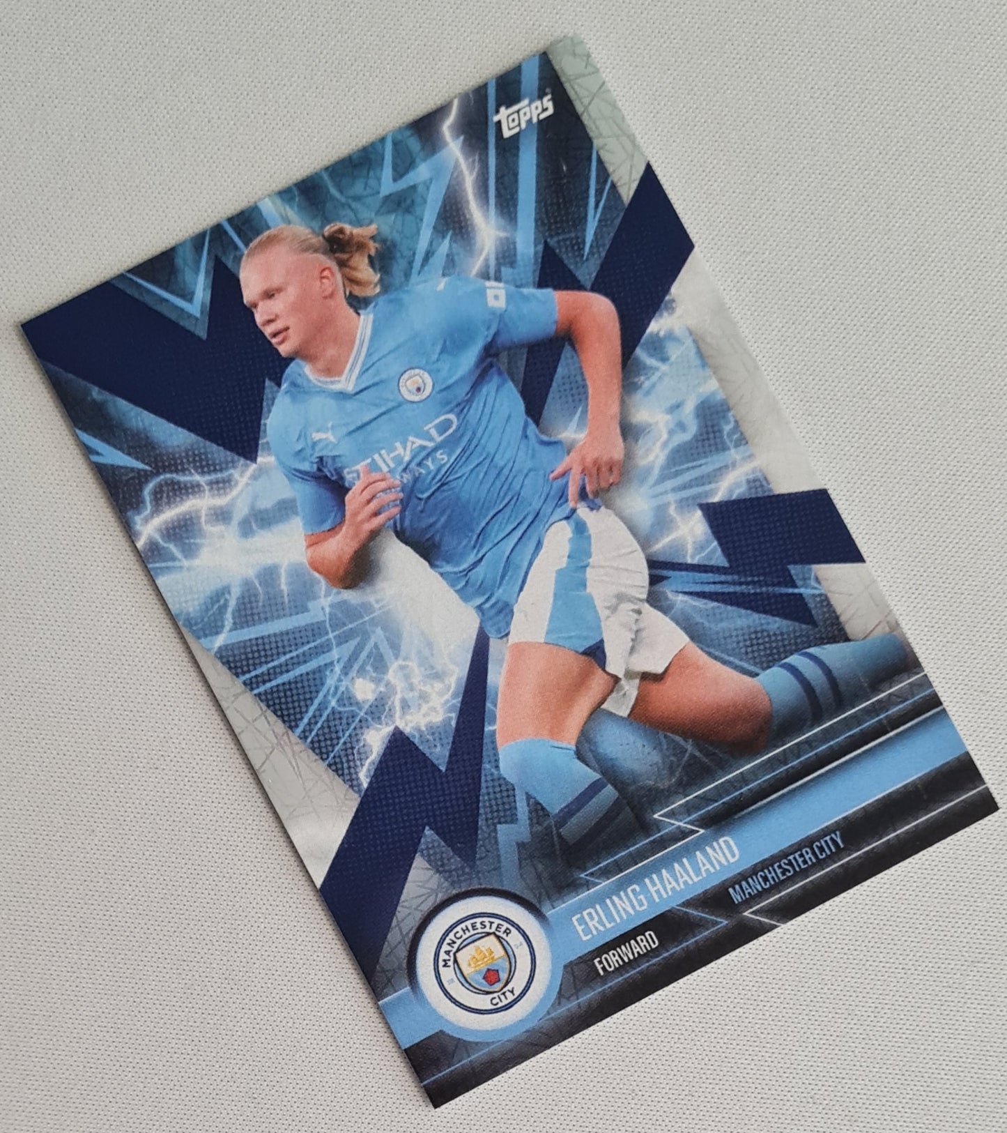 Erling Haaland - 2023 Topps Blue Lighting #MANS-3